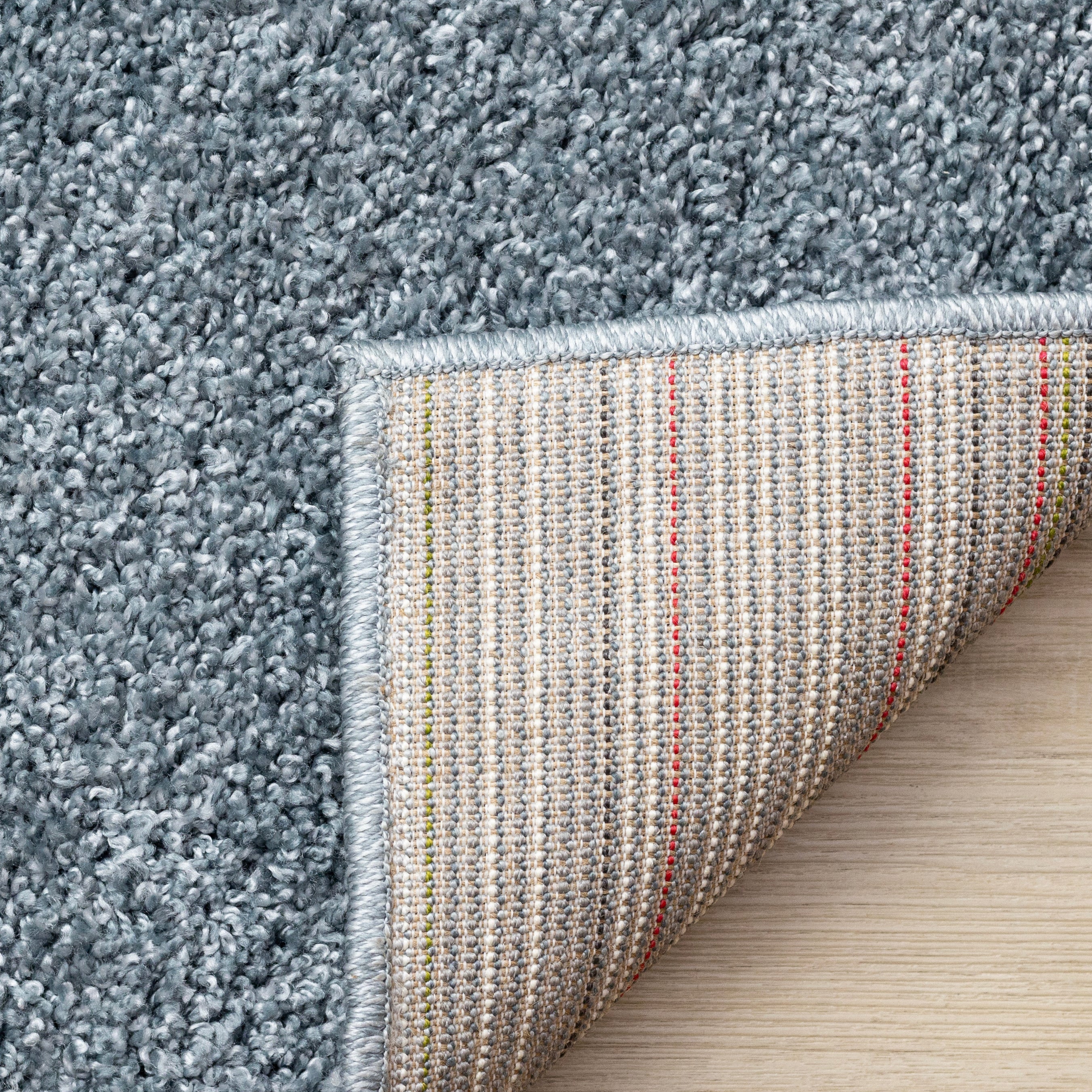Brio 6'7" x 9'10" Shag Area Rug - Blue - Image 9