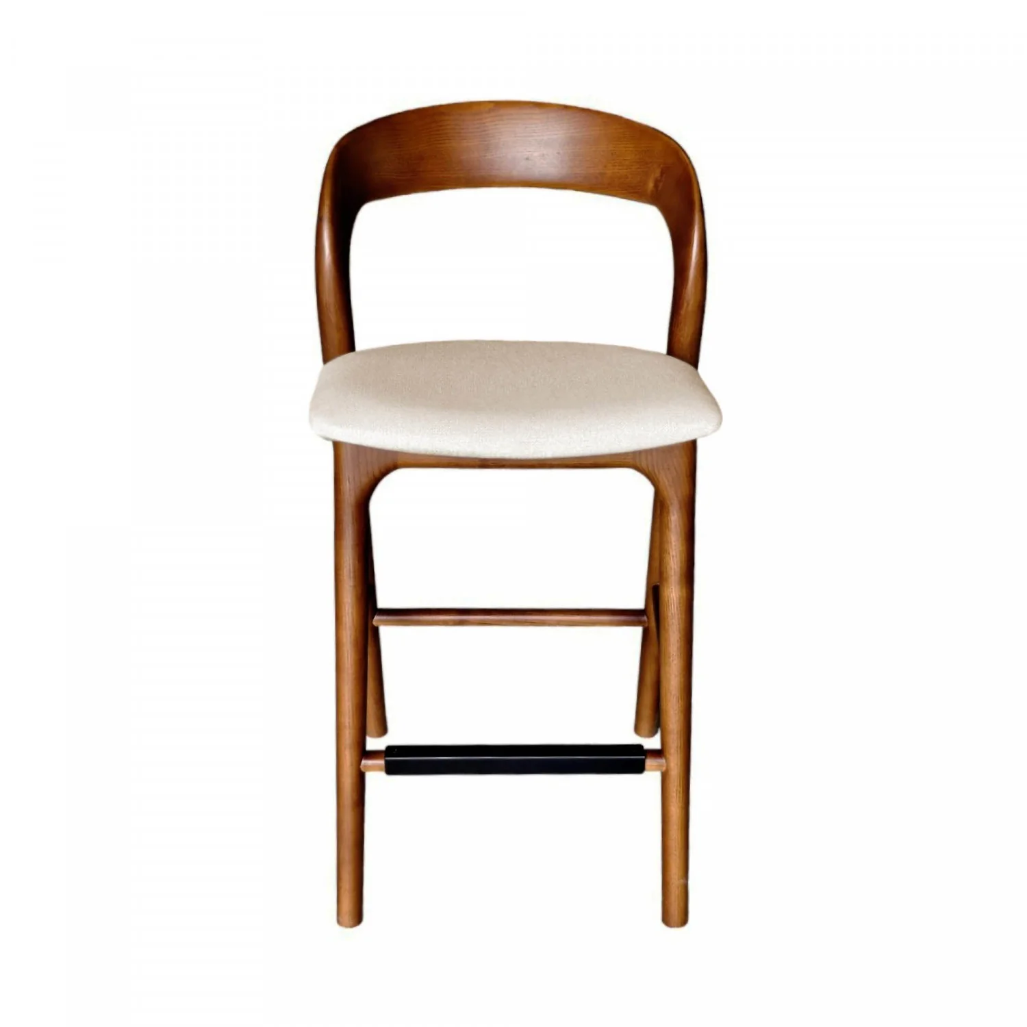 Brivonne Counter Stool - Walnut Frame - Image 2