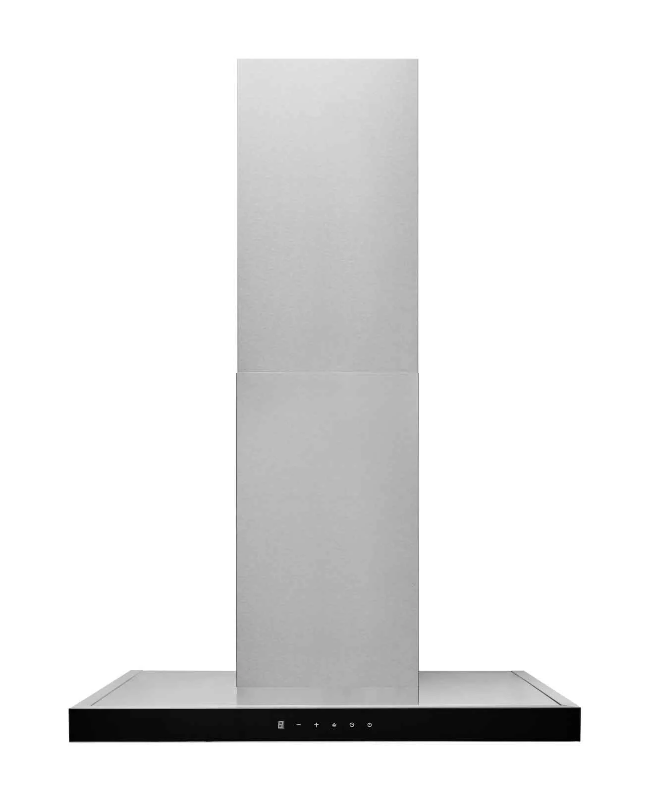 Broan Stainless Steel WITH Black Glass Panel 30" 450 CFM Designer Chimney Range Hood - BWT1304SSB - Image 2