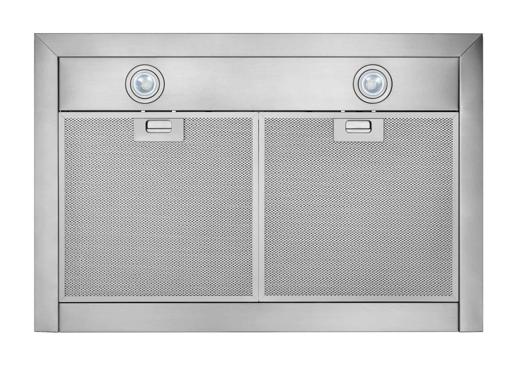 Broan Stainless Steel WITH Black Glass Panel 30" 450 CFM Designer Chimney Range Hood - BWT1304SSB - Image 6