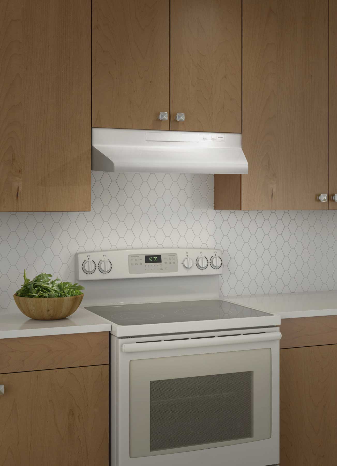 Broan White 30" 210 Max CFM Under-the-Cabinet Range Hood - BU230WW - Image 2