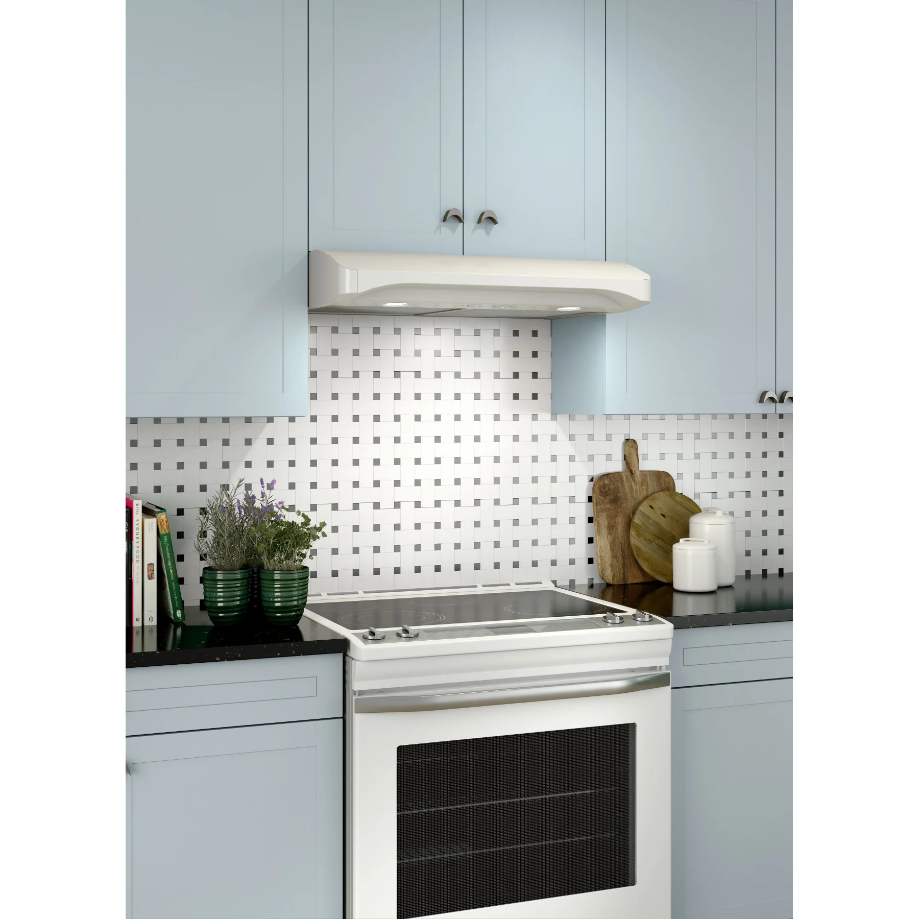 Broan White 30" 300 MAX CFM Under-Cabinet Range Hood - ALT130WW - Image 2