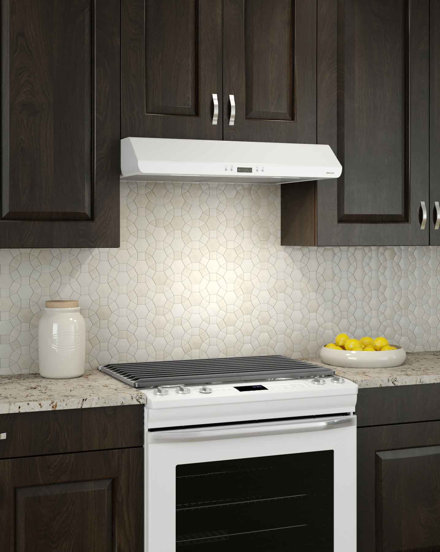 Broan White 30" 450 Max CFM Under-the-Cabinet Range Hood - BKDJ130WH - Image 5