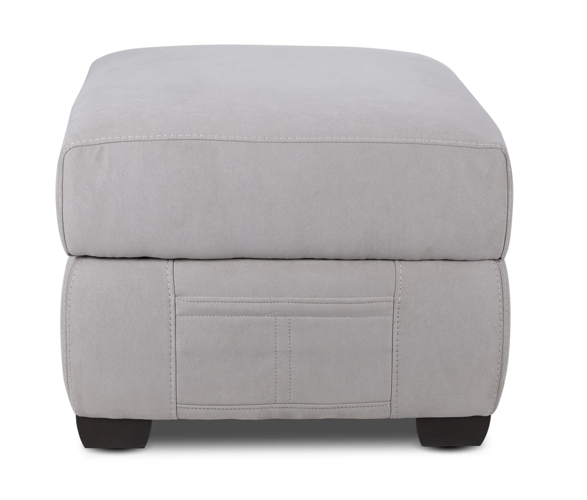 Brody Ottoman - Silver Grey - Image 2