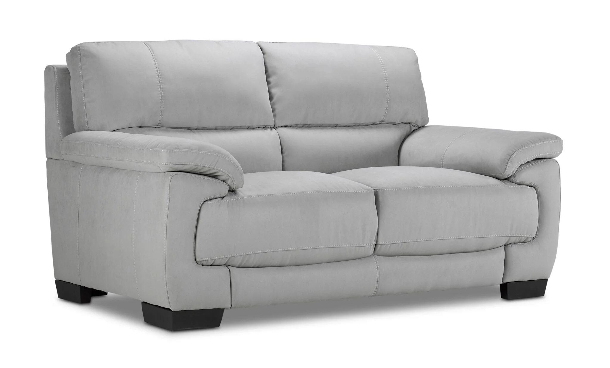 Brody Sofa and Loveseat Set - Silver Grey - Image 3