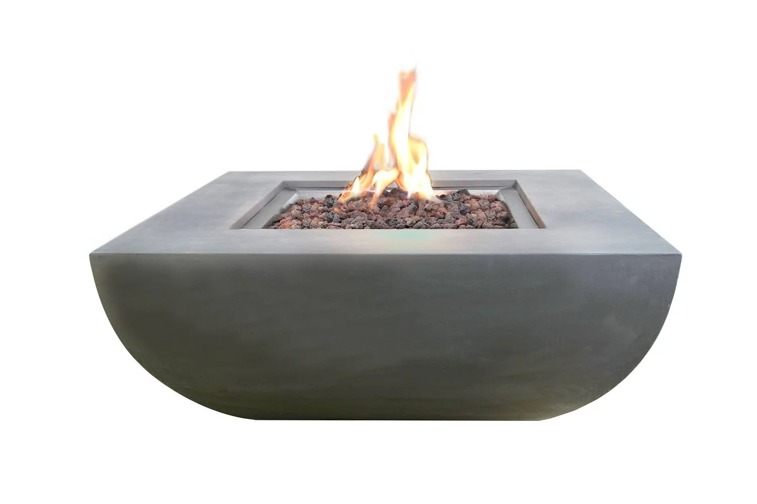Bromo Concrete Lava Stone Fire Pit (Modeno) – Propane - Image 3