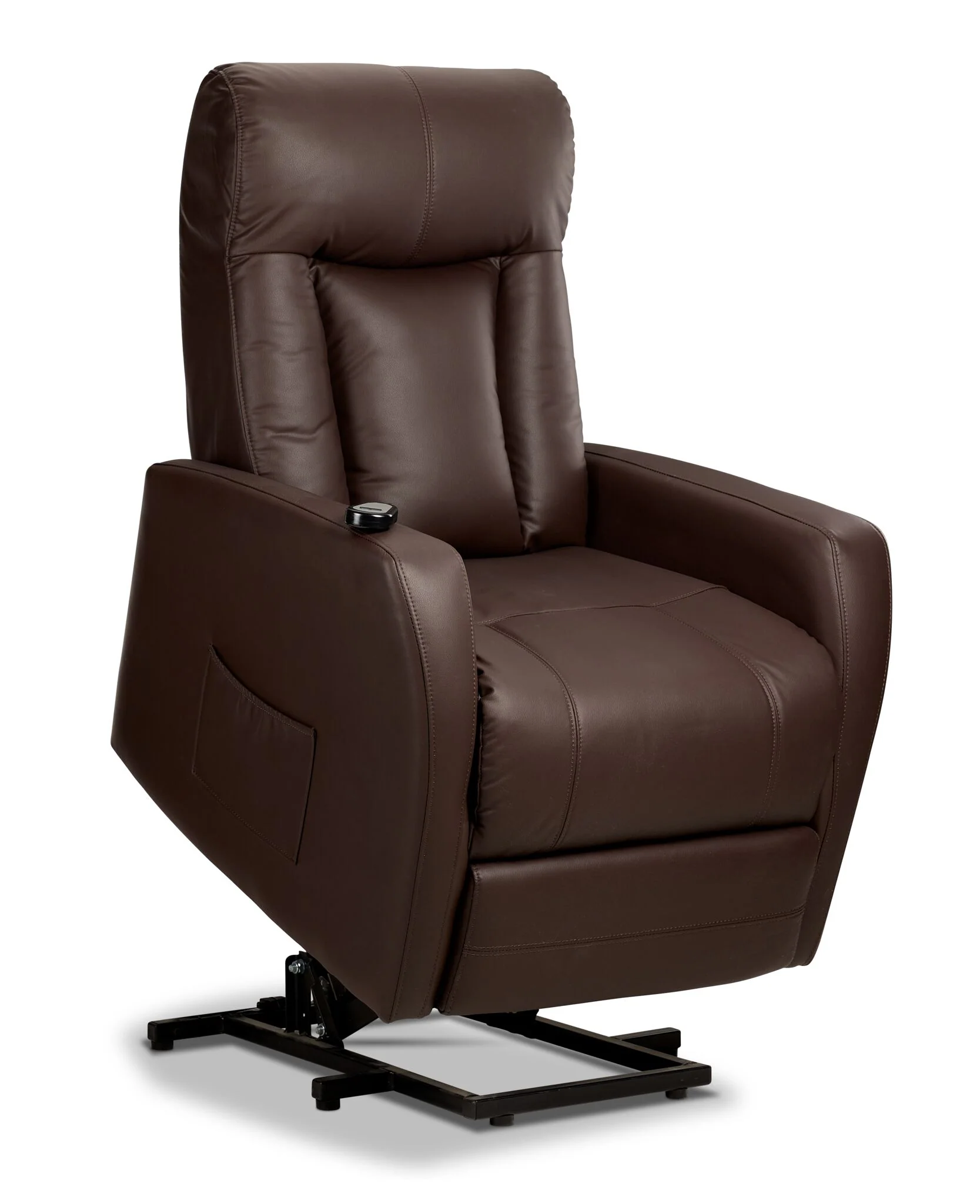 Bronco Power Lift Recliner - Dark Brown - Image 3
