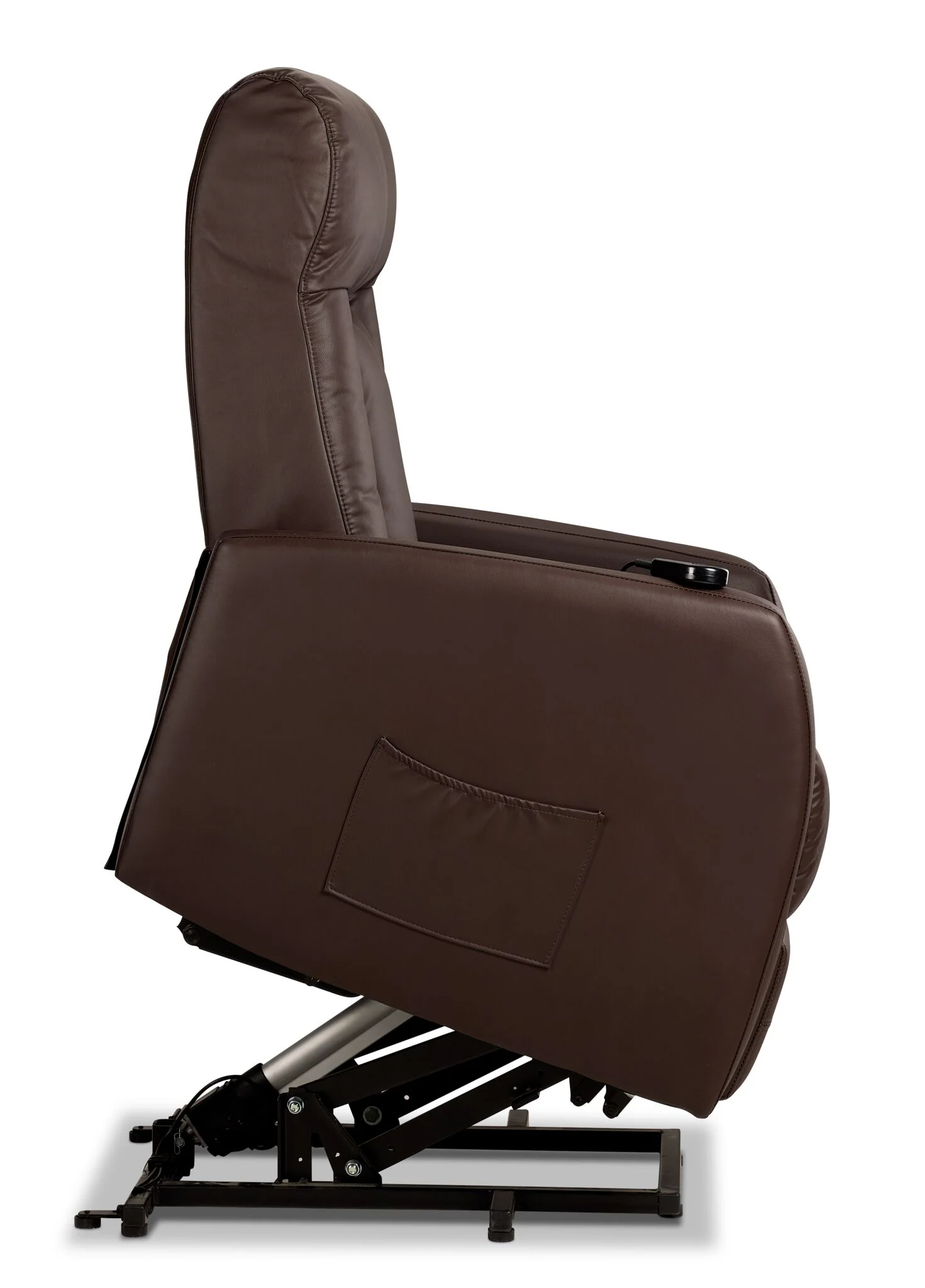 Bronco Power Lift Recliner - Dark Brown - Image 5