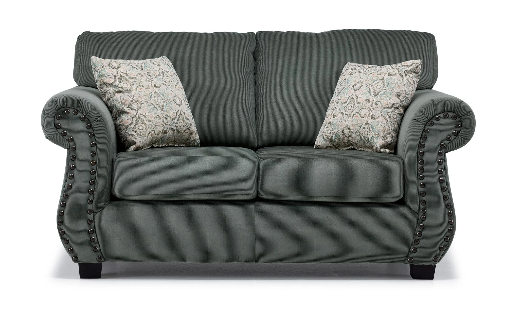Brooklyn Loveseat - Green - Image 3