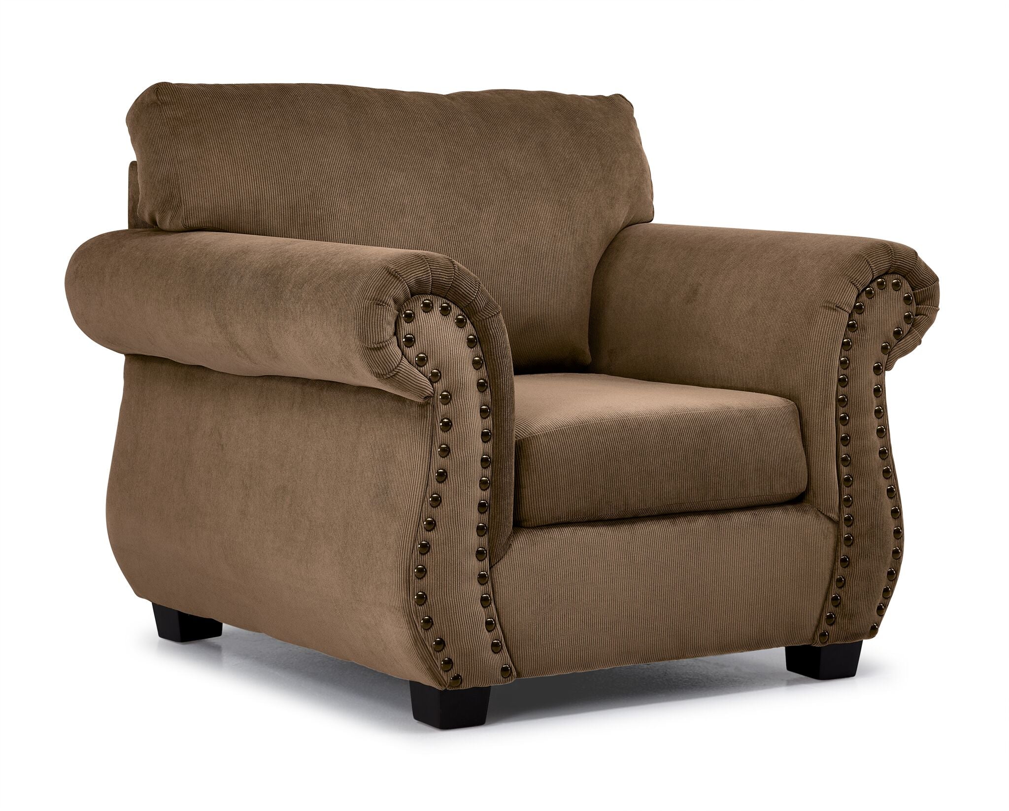 Brooklyn Sofa, Loveseat and Chair Set - Taupe - Image 4