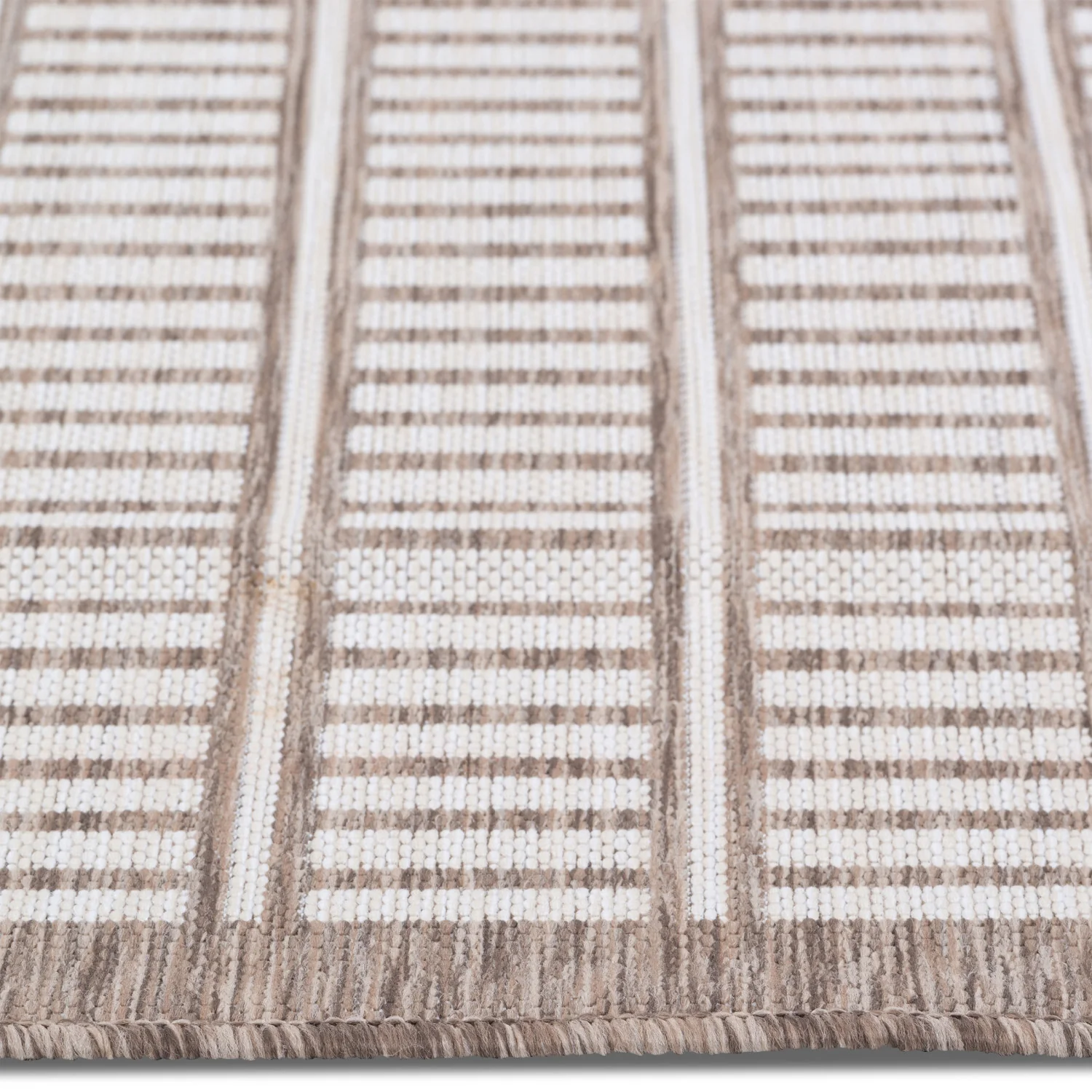 Cabana Lattice Indoor/Outdoor Rug - 3' x 5' - Brown - Image 3