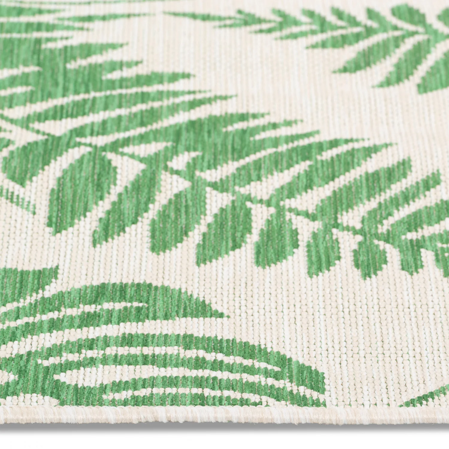 Cabana Palm Leaves Indoor/Outdoor Rug - 3' x 5' - Green - Image 3