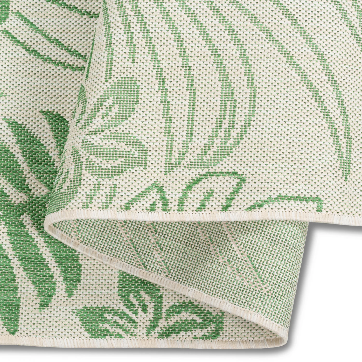 Cabana Palm Leaves Indoor/Outdoor Rug - 5' x 7' - Green - Image 2