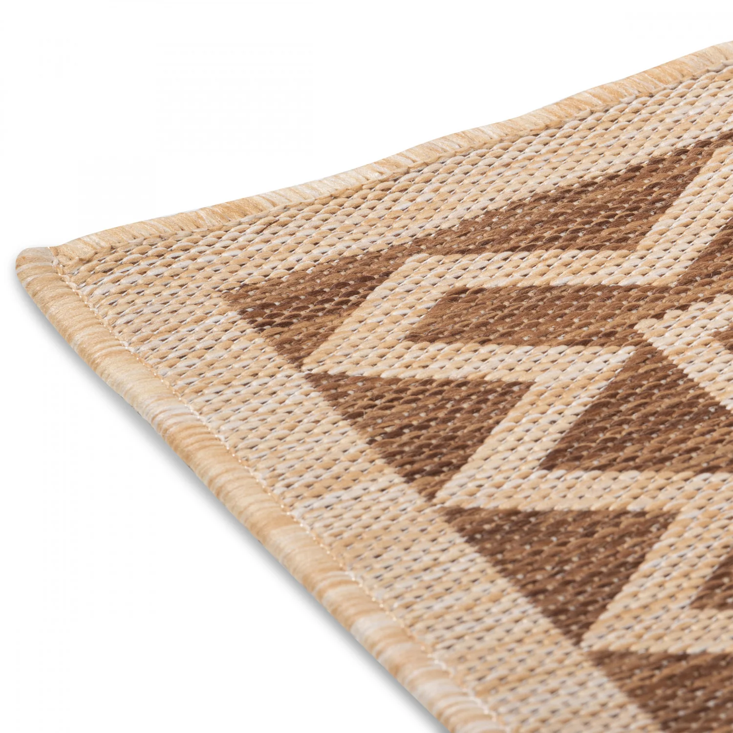Cabana Tribal Indoor/Outdoor Rug - 3' x 5' - Brown - Image 3