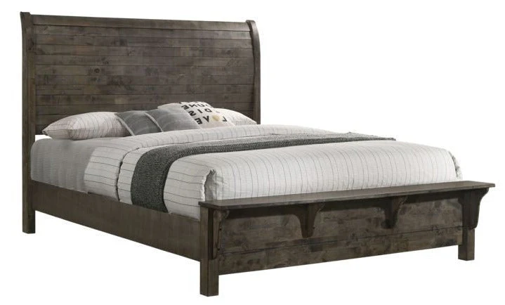 Cabin 5-Piece King Bedroom Package - Grey - Image 2
