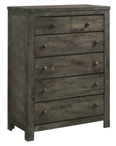 Cabin 5-Piece King Storage Bedroom Package - Grey - Image 4