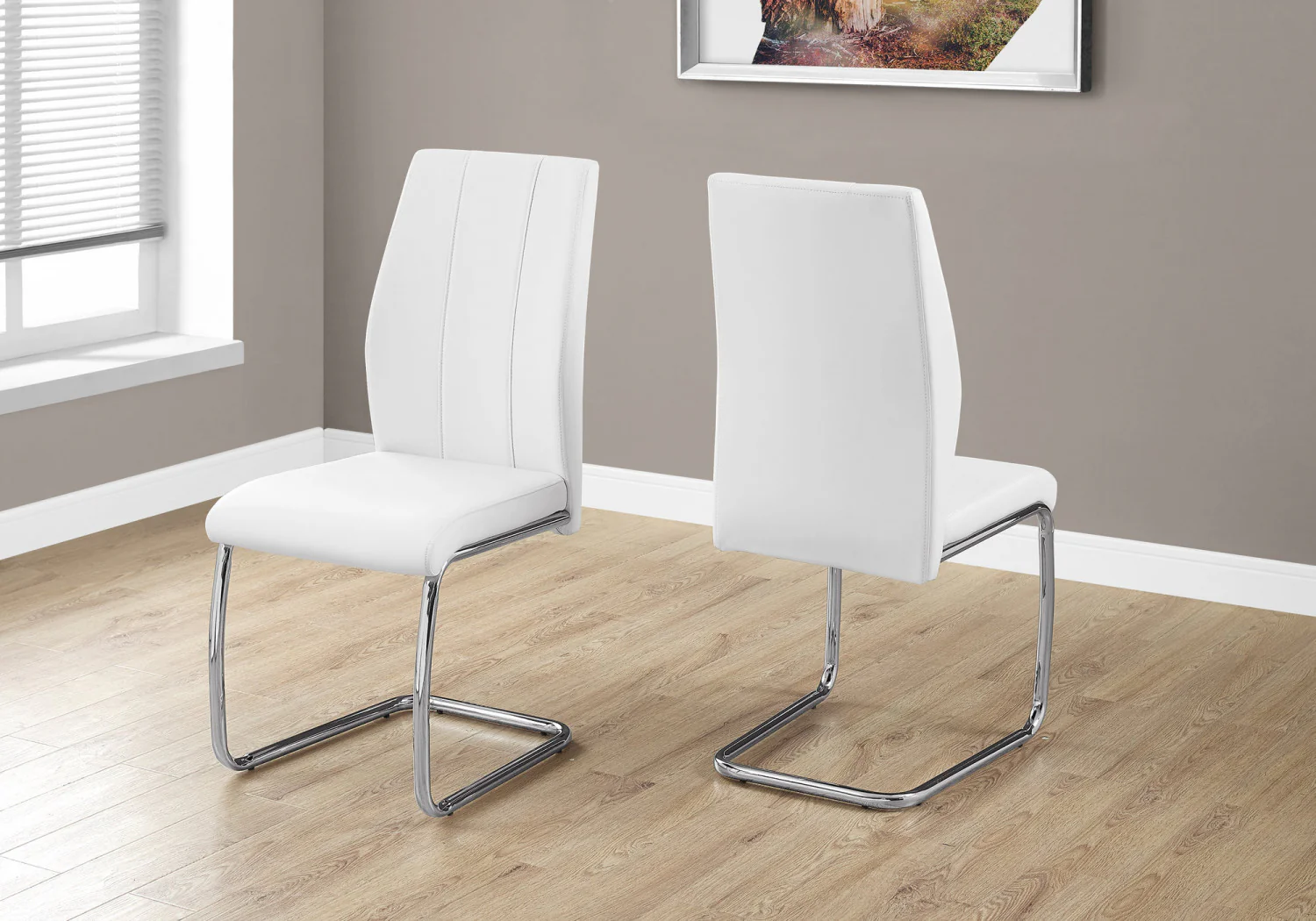 Cabot Dining Chair - White - Set Of Two - Image 2