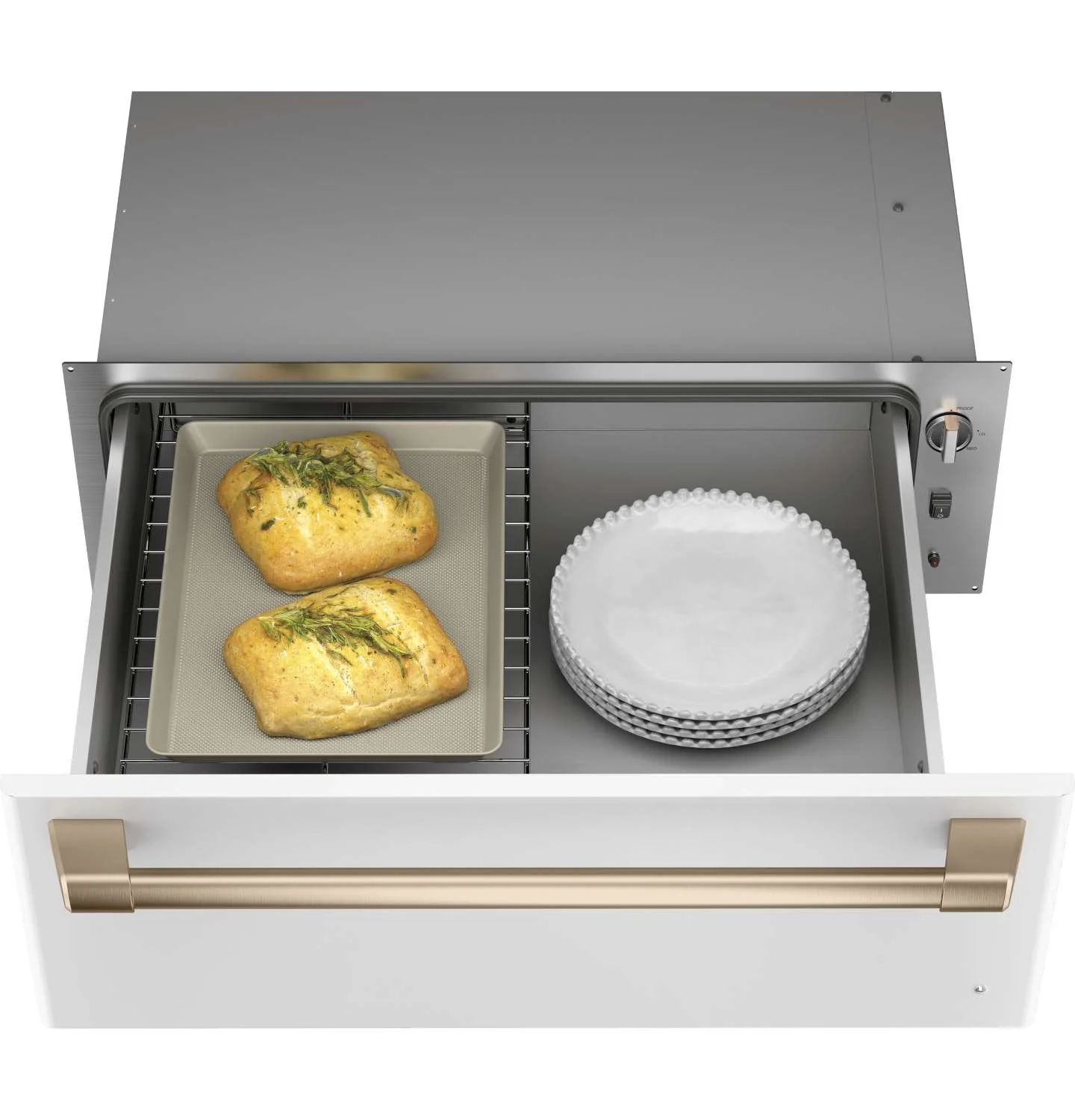 Café 30in Matte White Warming Drawer (1.9cu ft)- CTW900P4PW2 - Image 6
