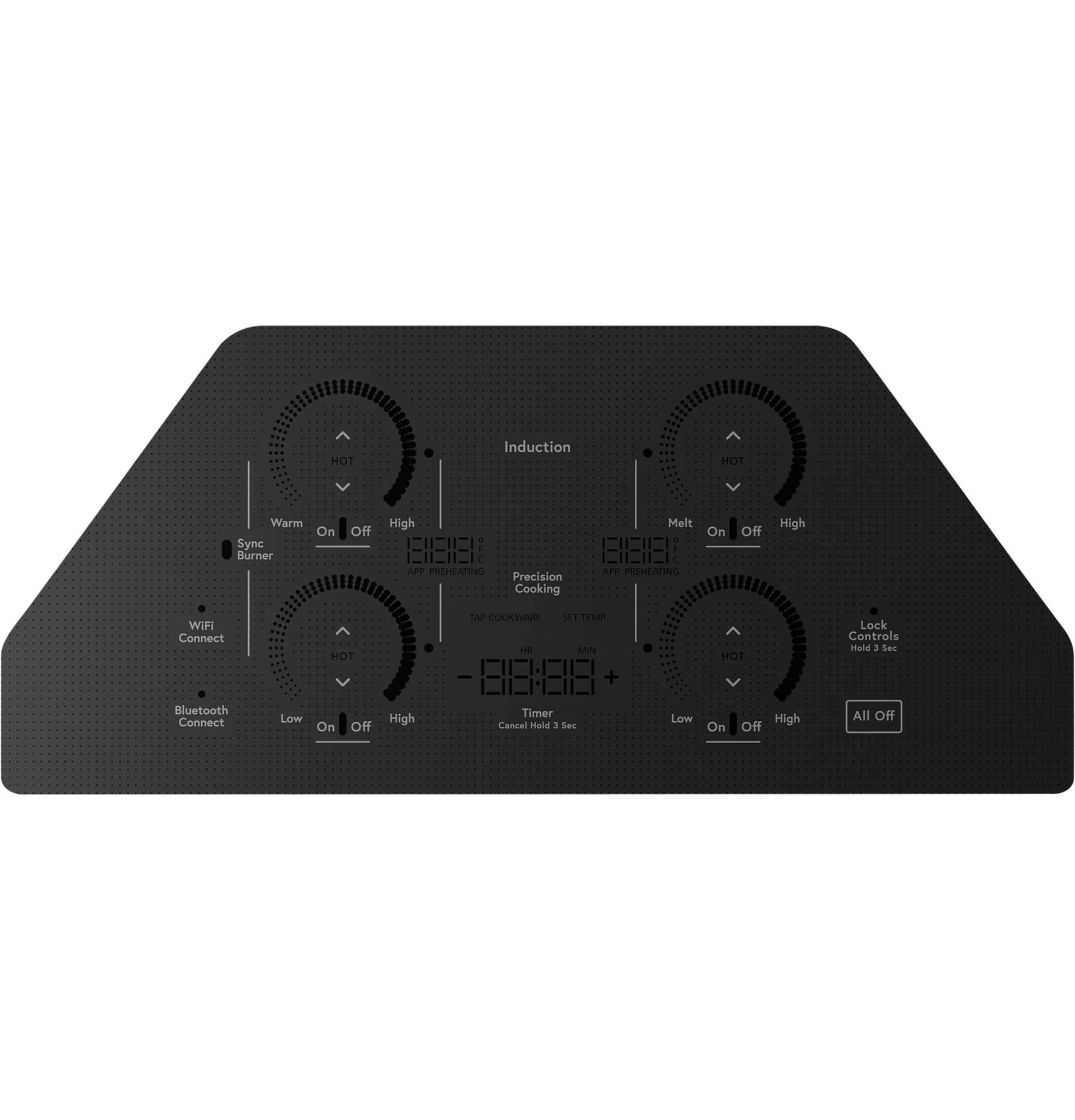 Café Black 36” Built-In Touch Control Induction Cooktop - CHP90361TBB - Image 4