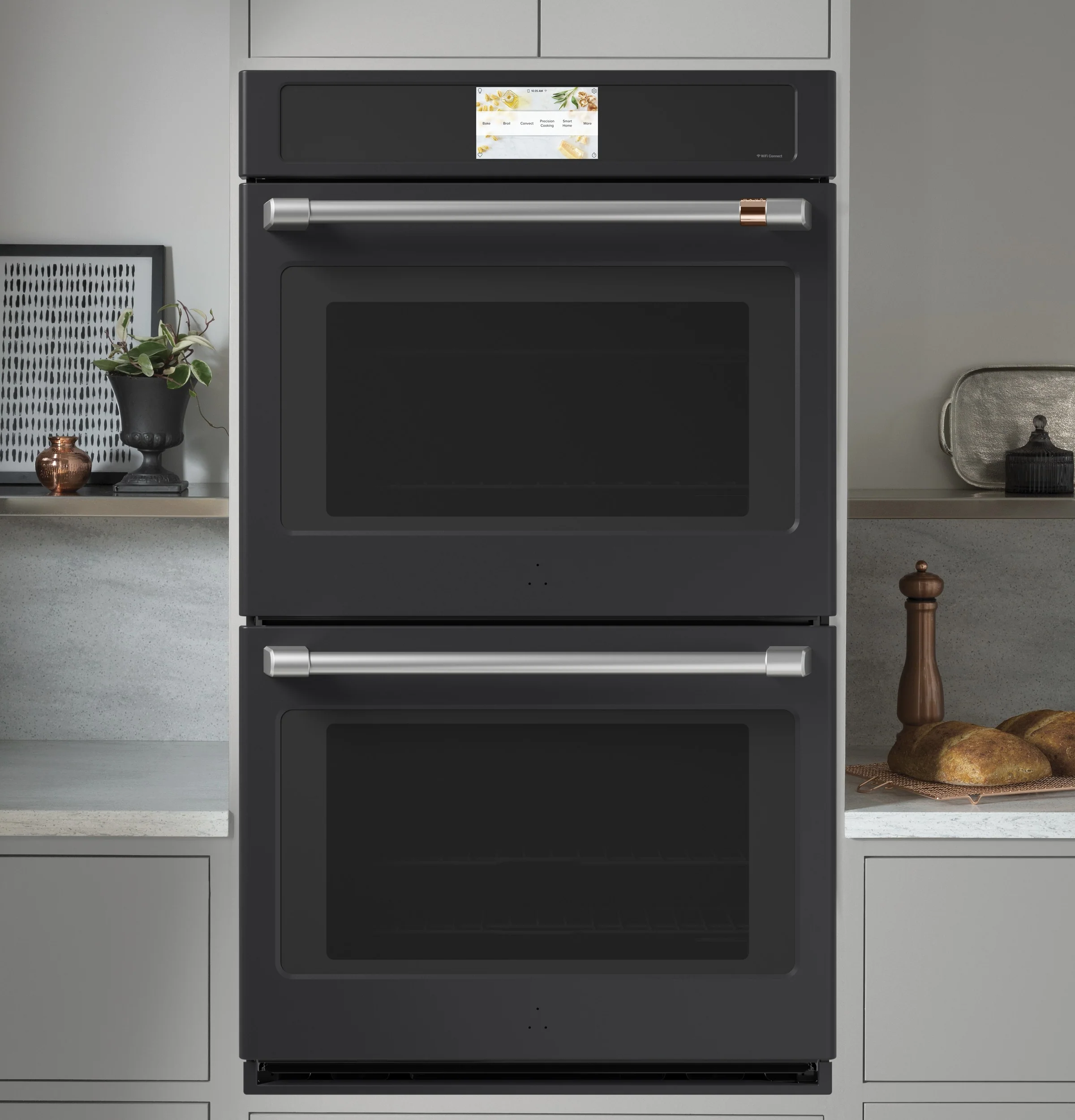 Café Matte Black 30" Built-In Convection Double Wall Oven (10 Cu.Ft) - CTD90DP3ND1 - Image 4
