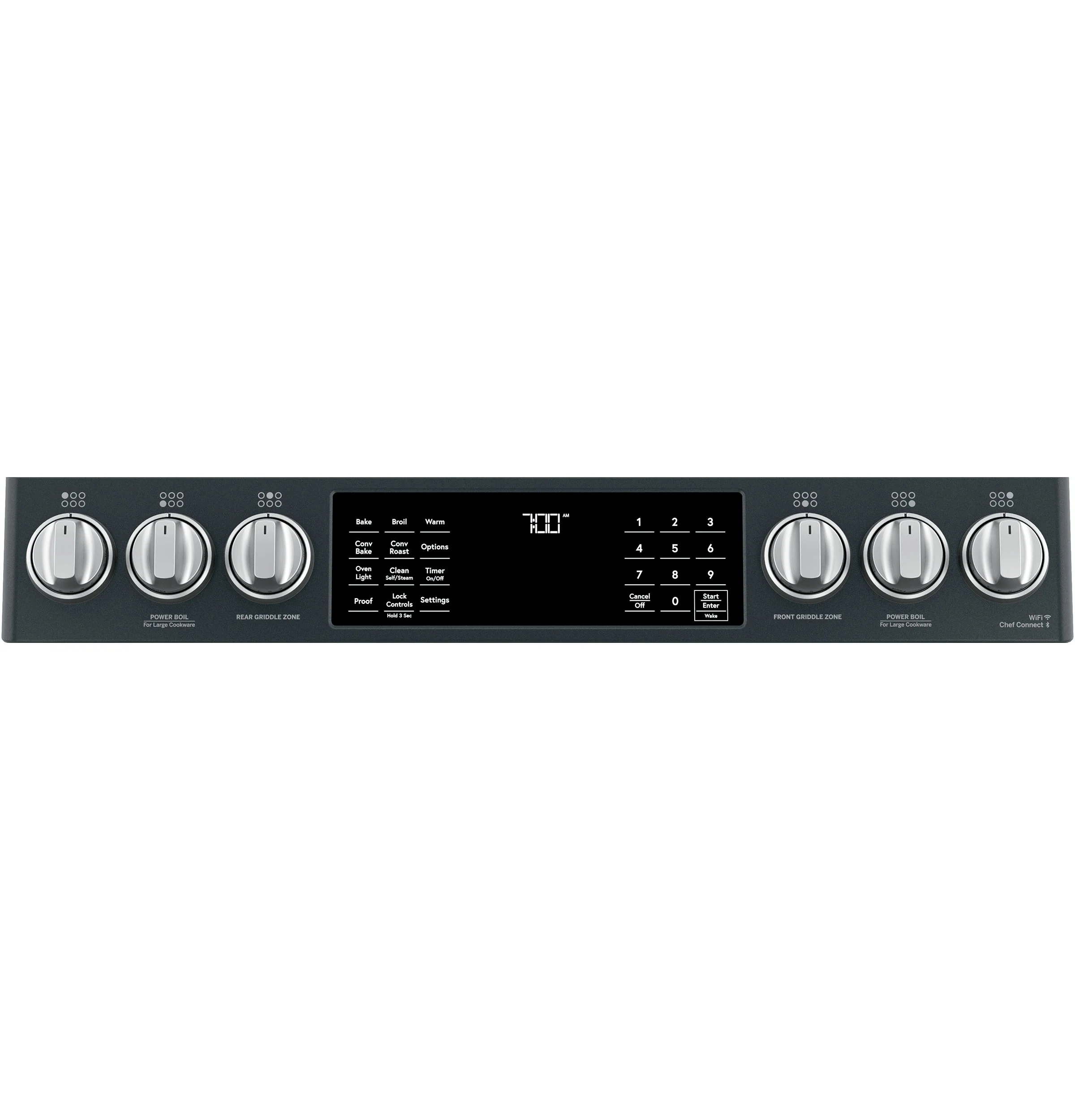 Café™ Matte Black 30" Slide-In Front Control Gas Oven with Convection Range and Air Fry (5.6 Cu.Ft) - CCGS700P3MD1 - Image 3