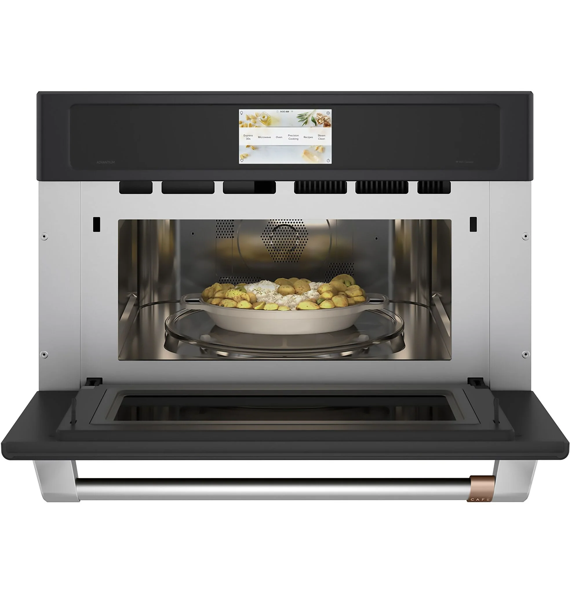 Café Matte Black 30'' Smart Five-in-One Wall Oven with 120V Advantium® Technology - CSB913P3VD1 - Image 3