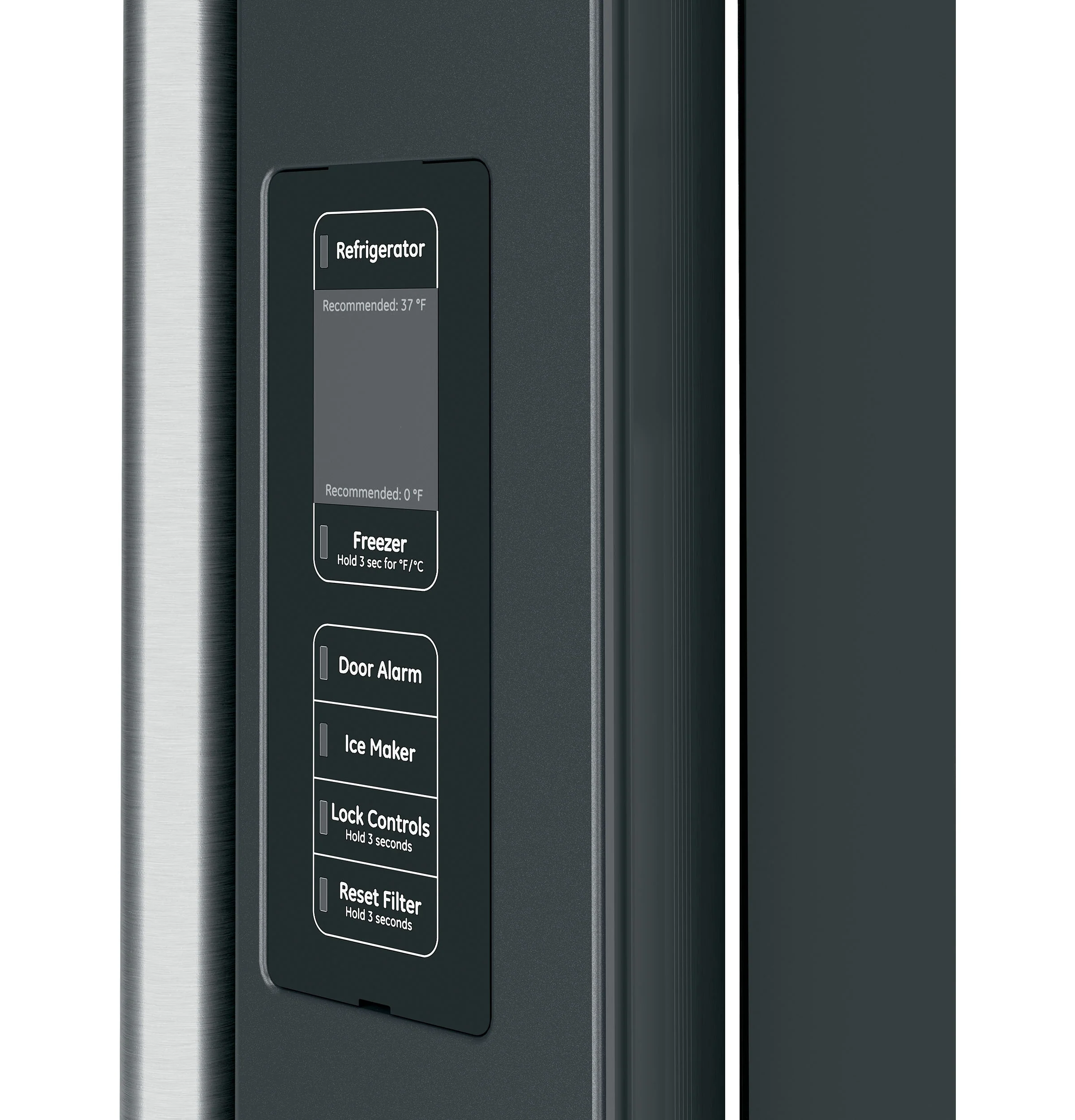 Café 36" 23.1 Cu. Ft. Matte Black Counter-Depth French Door Refrigerator - CWE23SP3MD1 - Image 3
