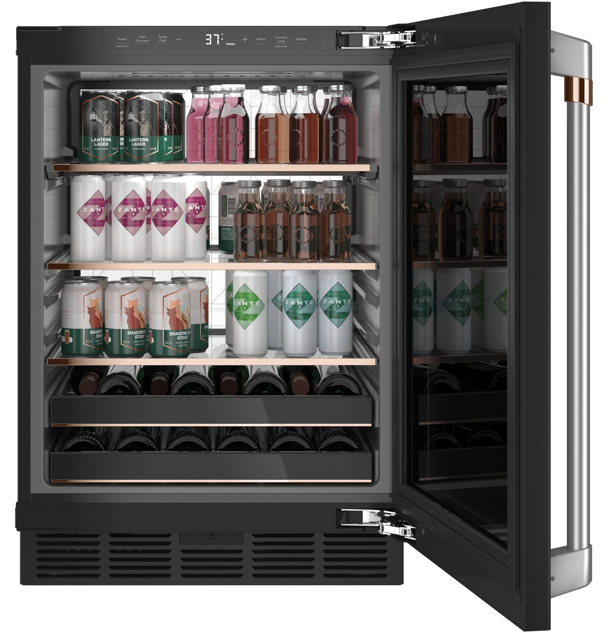 Café Matte Black Beverage Centre (5.1 cu.ft) - CCP06BP3PD1 - Image 4