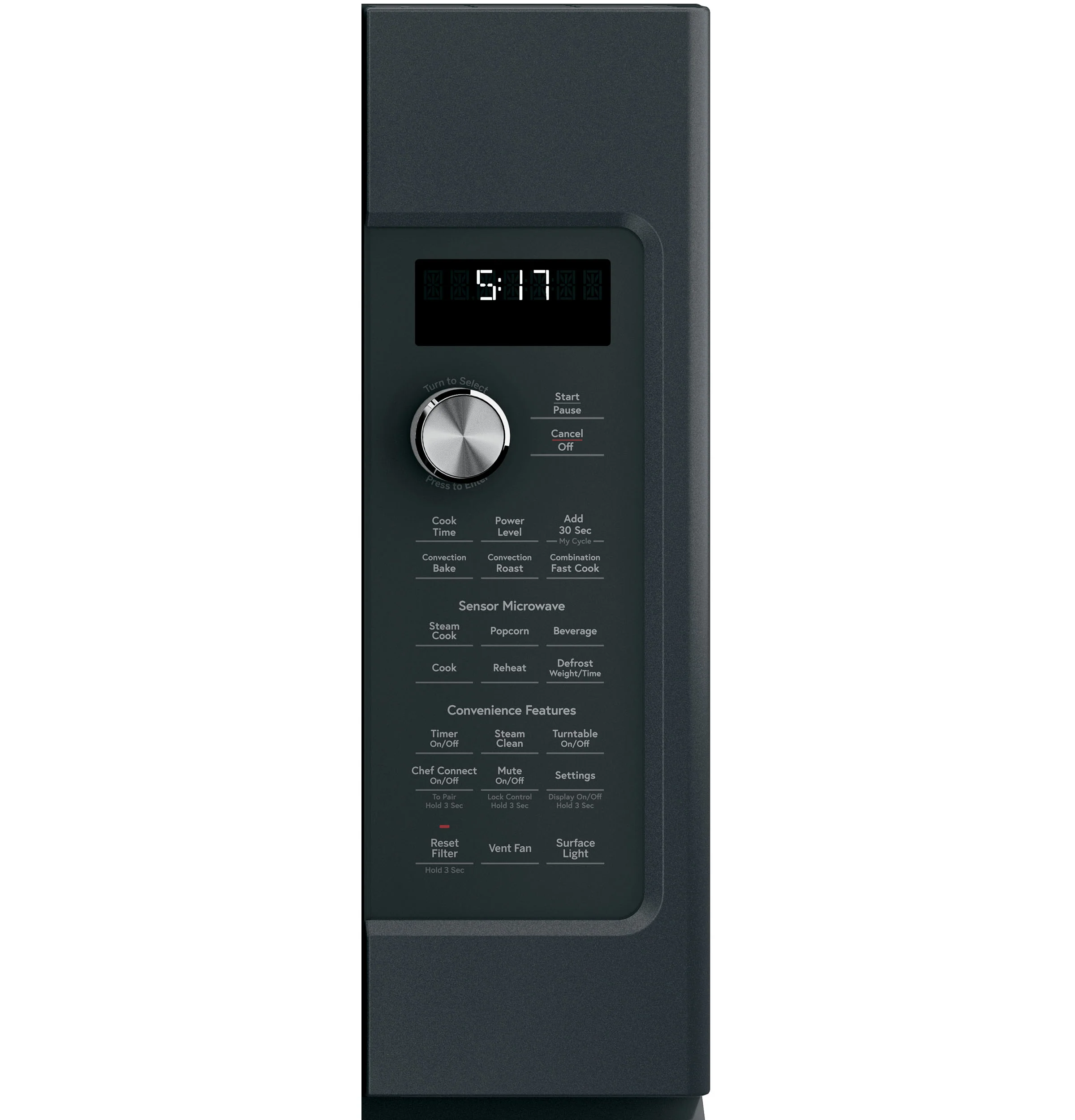 Café Matte Black Over-the-Range Convection Microwave Oven (1.7 Cu.Ft) - CVM517P3MD1 - Image 3