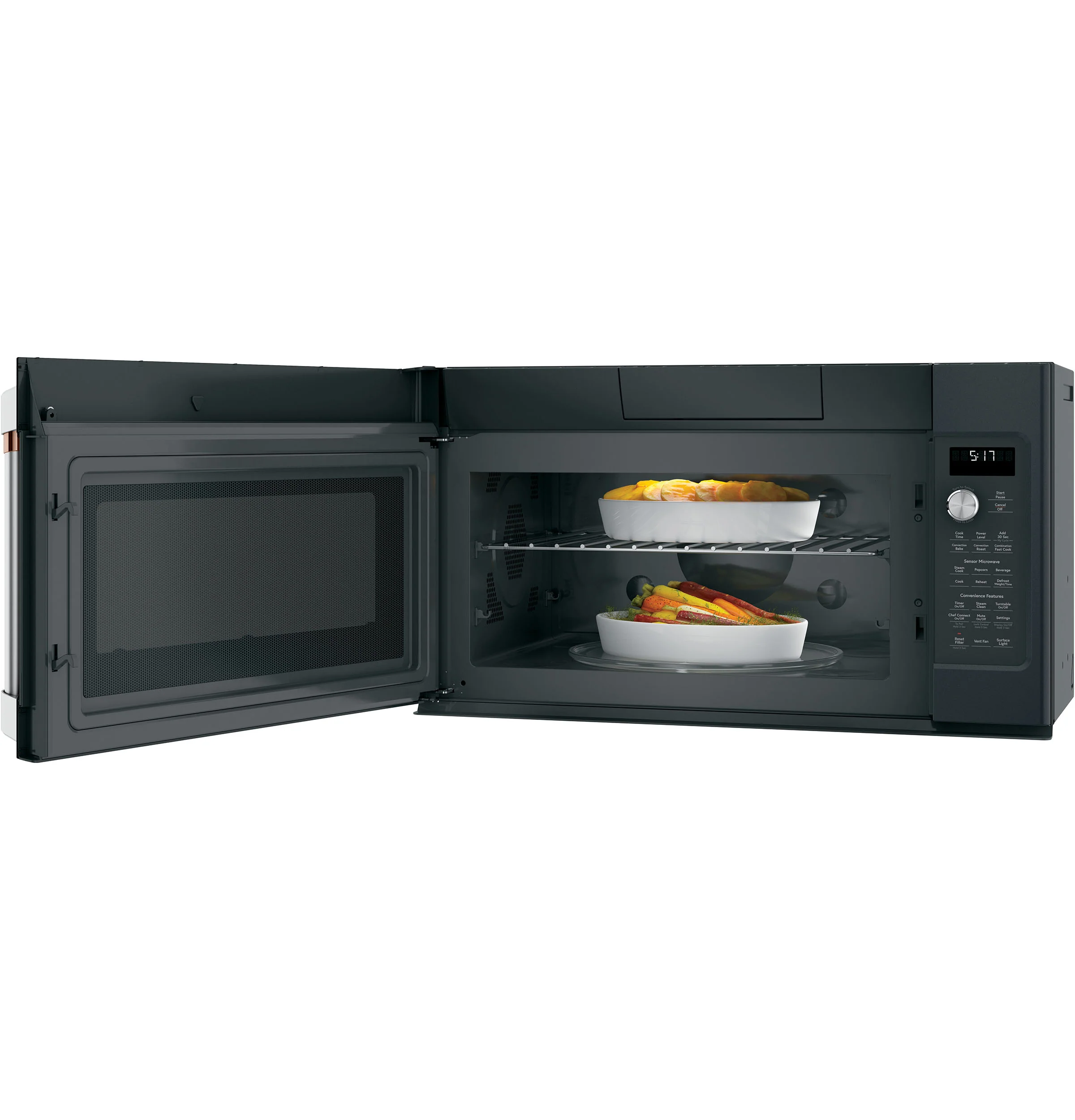 Café Matte Black Over-the-Range Convection Microwave Oven (1.7 Cu.Ft) - CVM517P3MD1 - Image 4