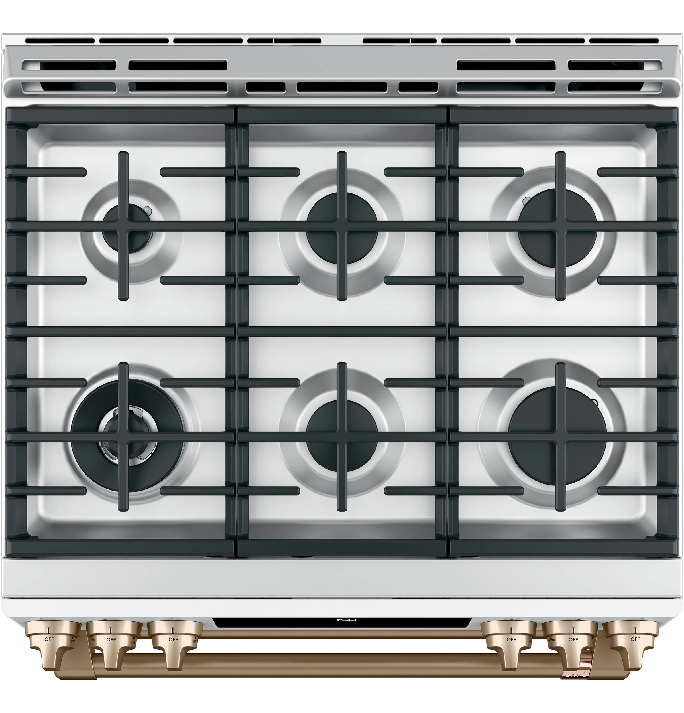 Café™ Matte White 30" Slide-In Gas Double Oven with Convection Range and Air Fry (6.7 Cu.Ft) - CCGS750P4MW2 - Image 3
