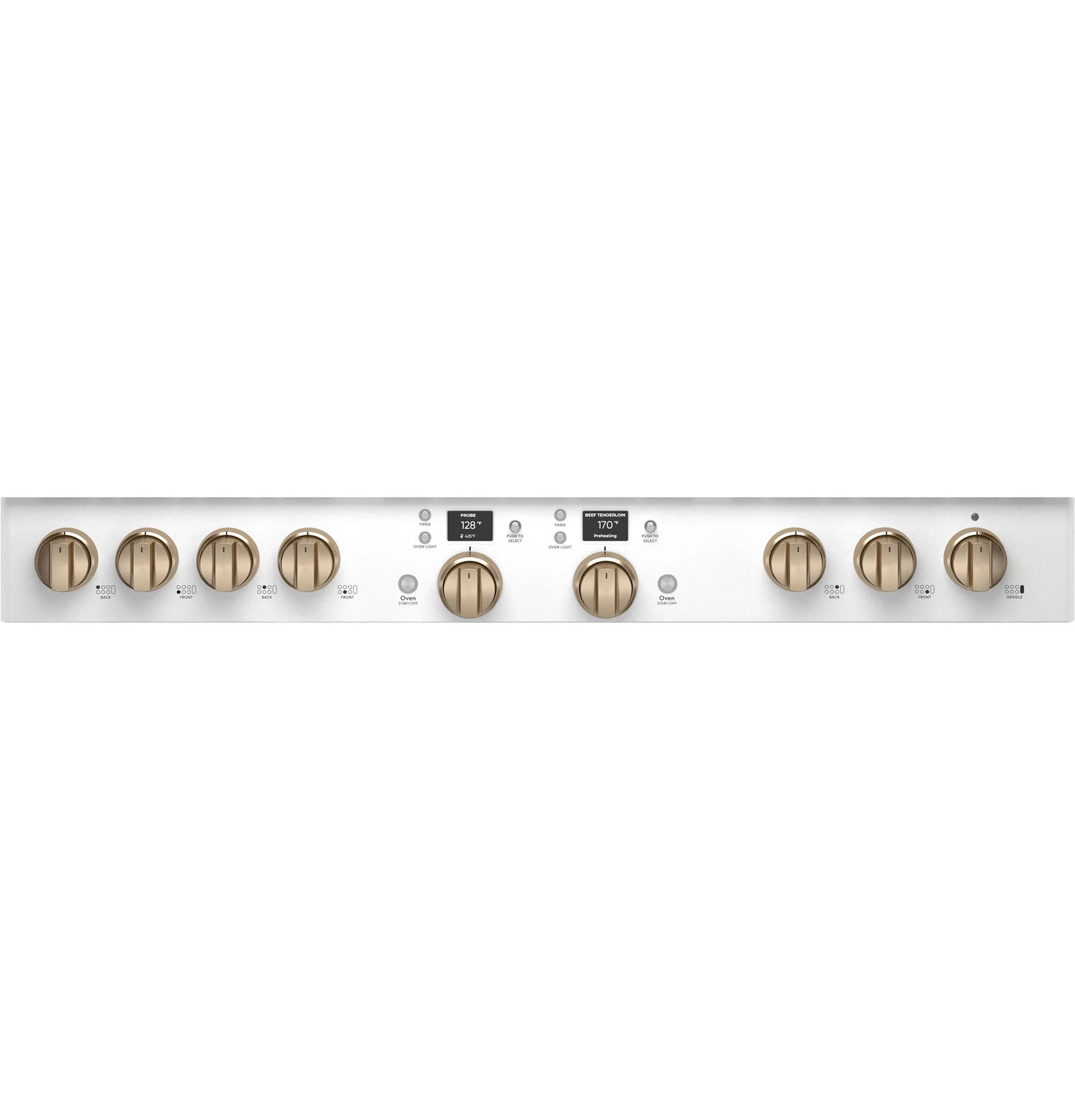 Café Matte White Commercial-Style Smart Dual Fuel Range with No-Preheat Air Fry (8.25 Cu. Ft) - C2Y486P4TW2 - Image 5