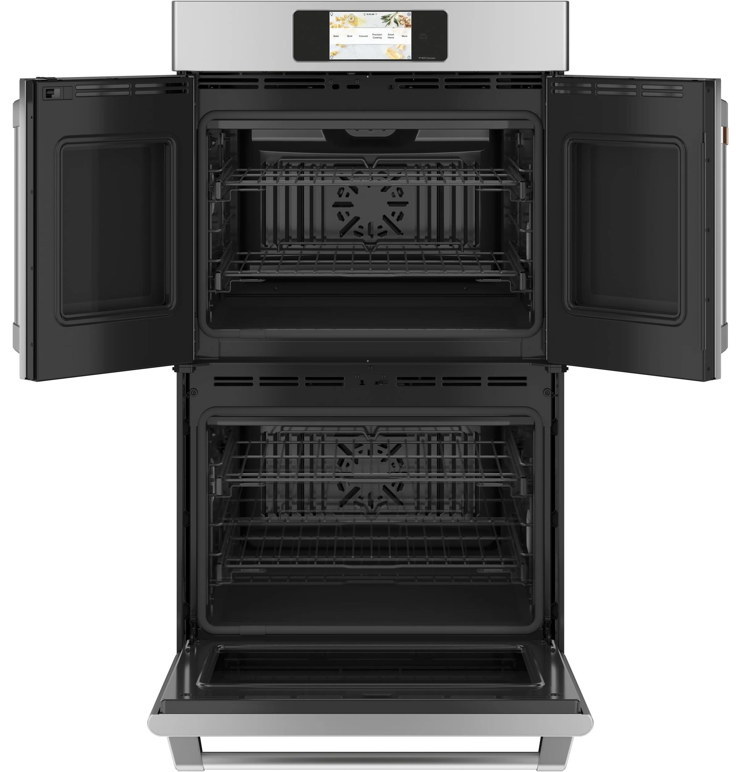 Café Stainless Steel 30" Built-In French-Door Double Convection Wall Oven (10.0 Cu.Ft) - CTD90FP2NS1 - Image 2