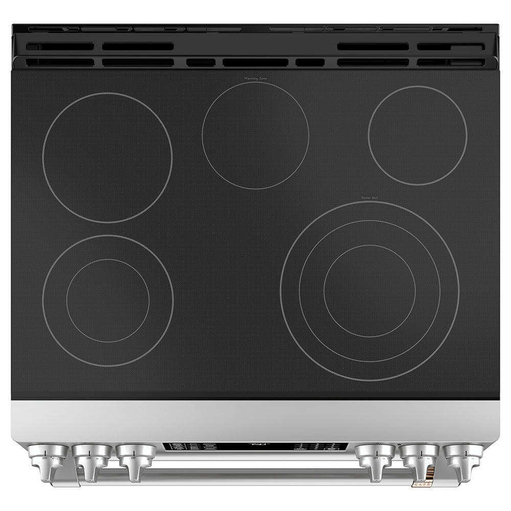 Café Stainless Steel 30" Electric Double Oven Range with Built-in Wifi and No-Preheat Air Fry (6.7 Cu. Ft) - CCES750P2MS1 - Image 4