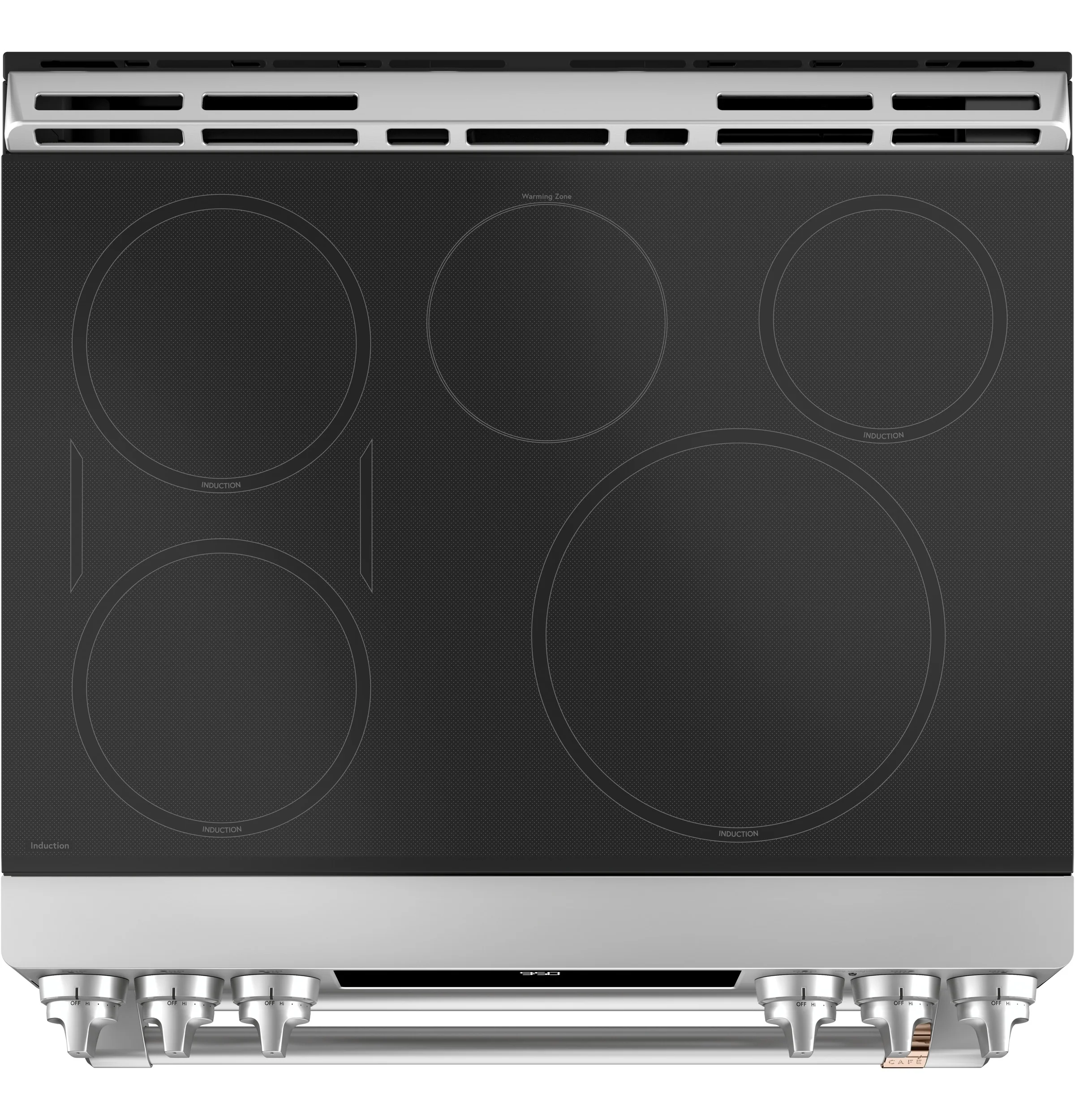 Café™ Stainless Steel 30" Slide-In Front Control Induction and Convection Double Oven Range (7.0 Cu.Ft) - CCHS950P2MS1 - Image 3