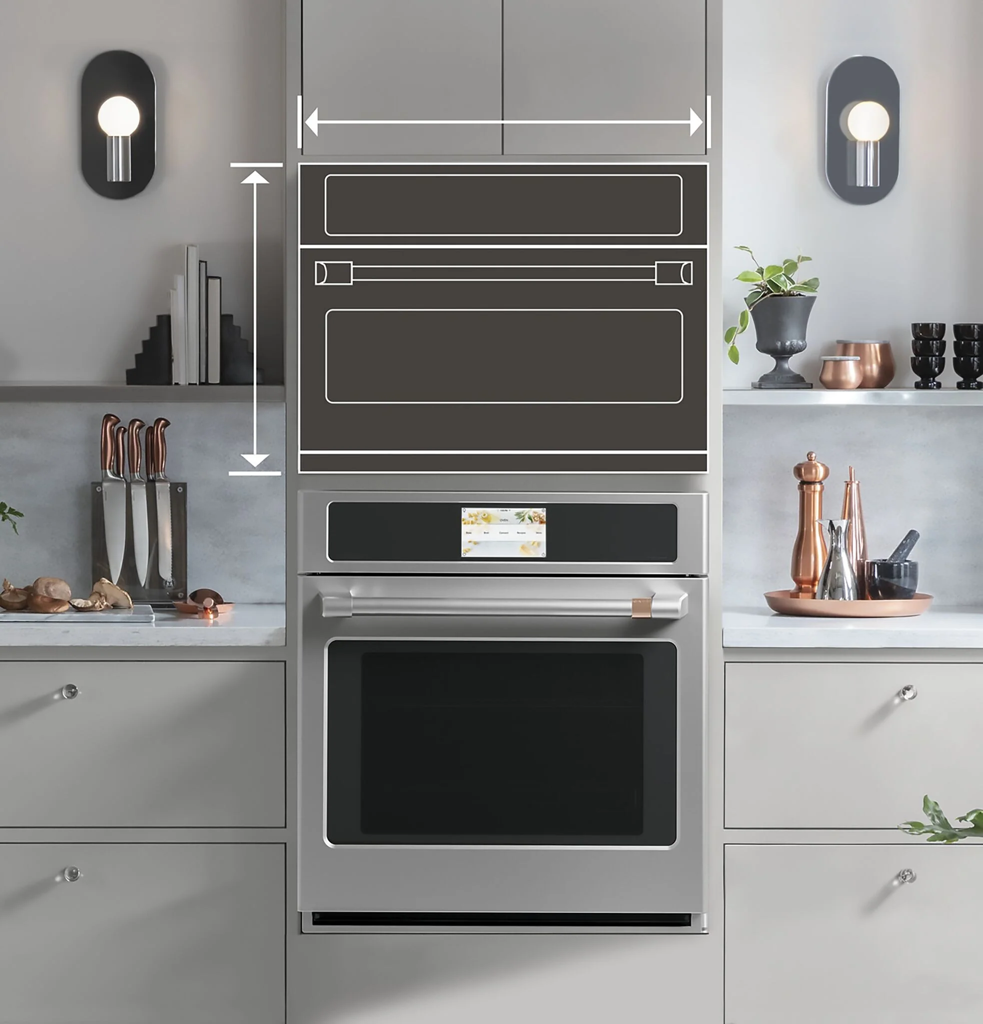 Café Stainless Steel 30'' Smart Five-in-One Wall Oven with 240V Pro Advantium® Technology - CSB923P2VS1 - Image 3