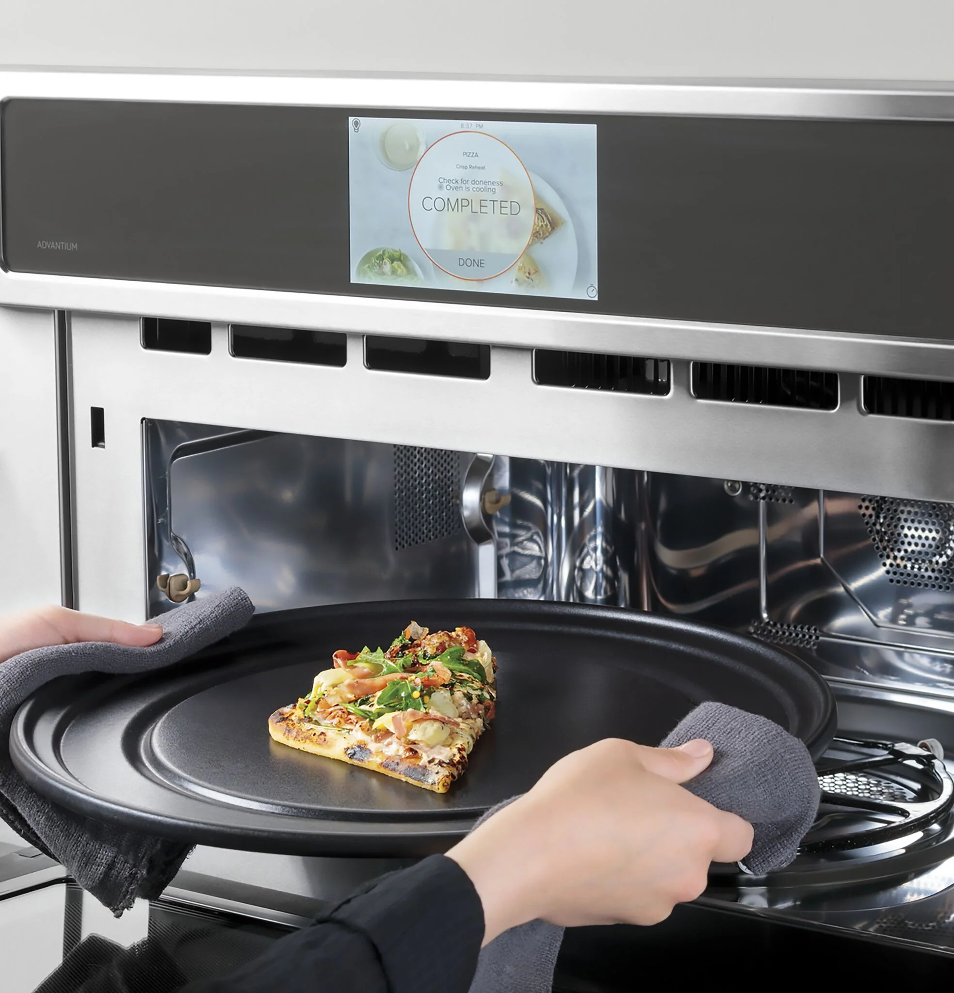 Café Stainless Steel 30'' Smart Five-in-One Wall Oven with 240V Pro Advantium® Technology - CSB923P2VS1 - Image 4