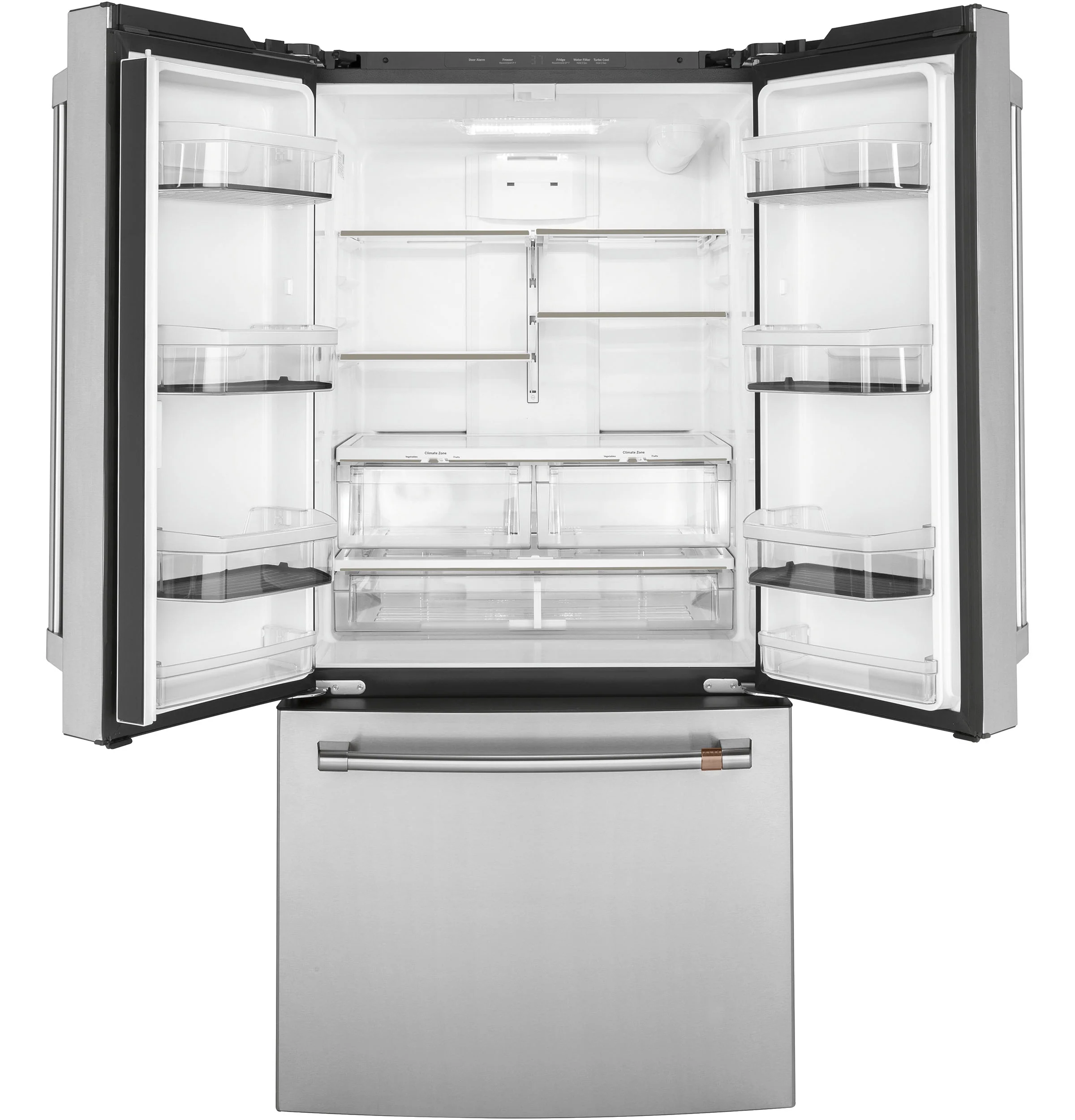 Café 33" 18.6 Cu. Ft. Stainless Steel Counter-Depth French Door Refrigerator - CWE19SP2NS1 - Image 2