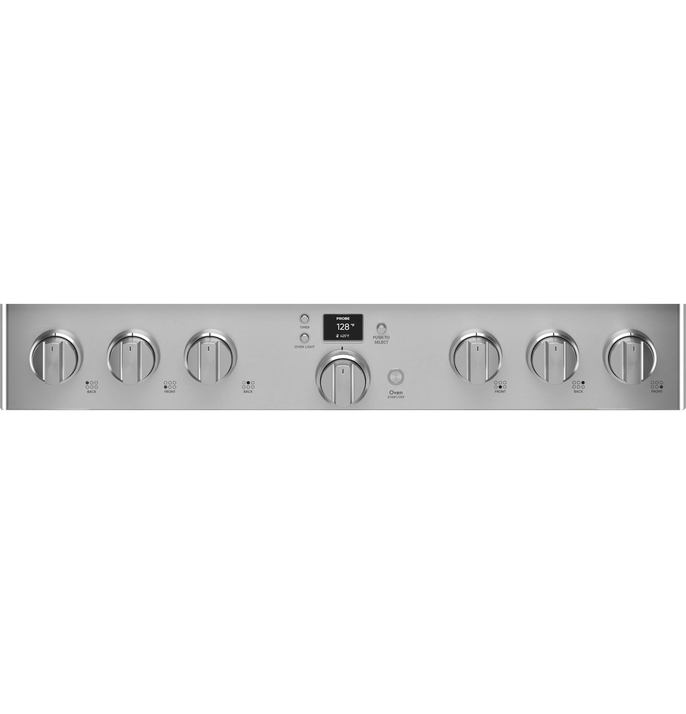 Café Stainless Steel 36" Commercial-Style 6-Burner Dual-Fuel Smart Range with Air Fry (5.75 Cu.Ft) - C2Y366P2TS1 - Image 4