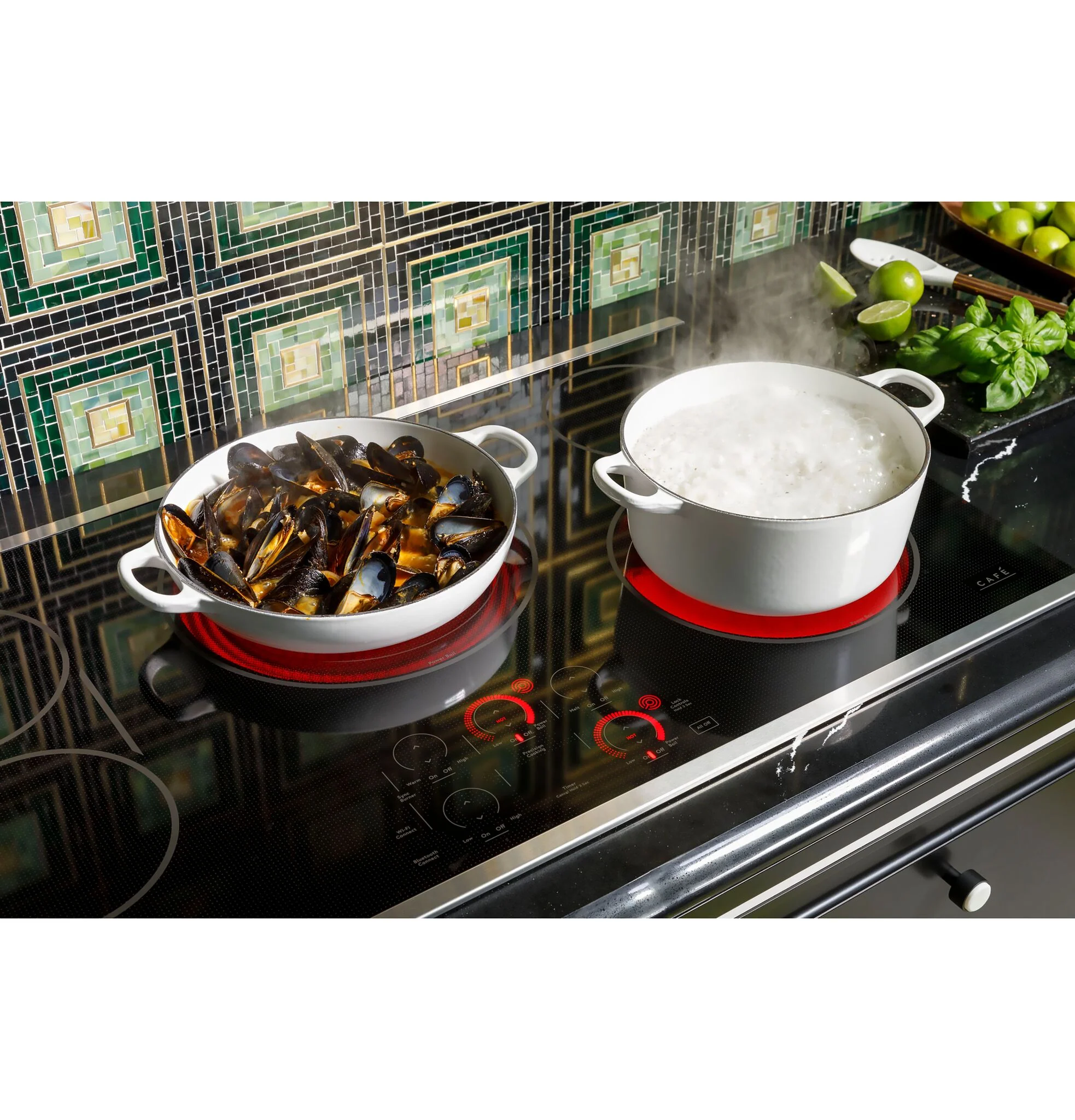 Café Stainless Steel 36" Touch-Control Electric Cooktop - CEP90362TSS - Image 4