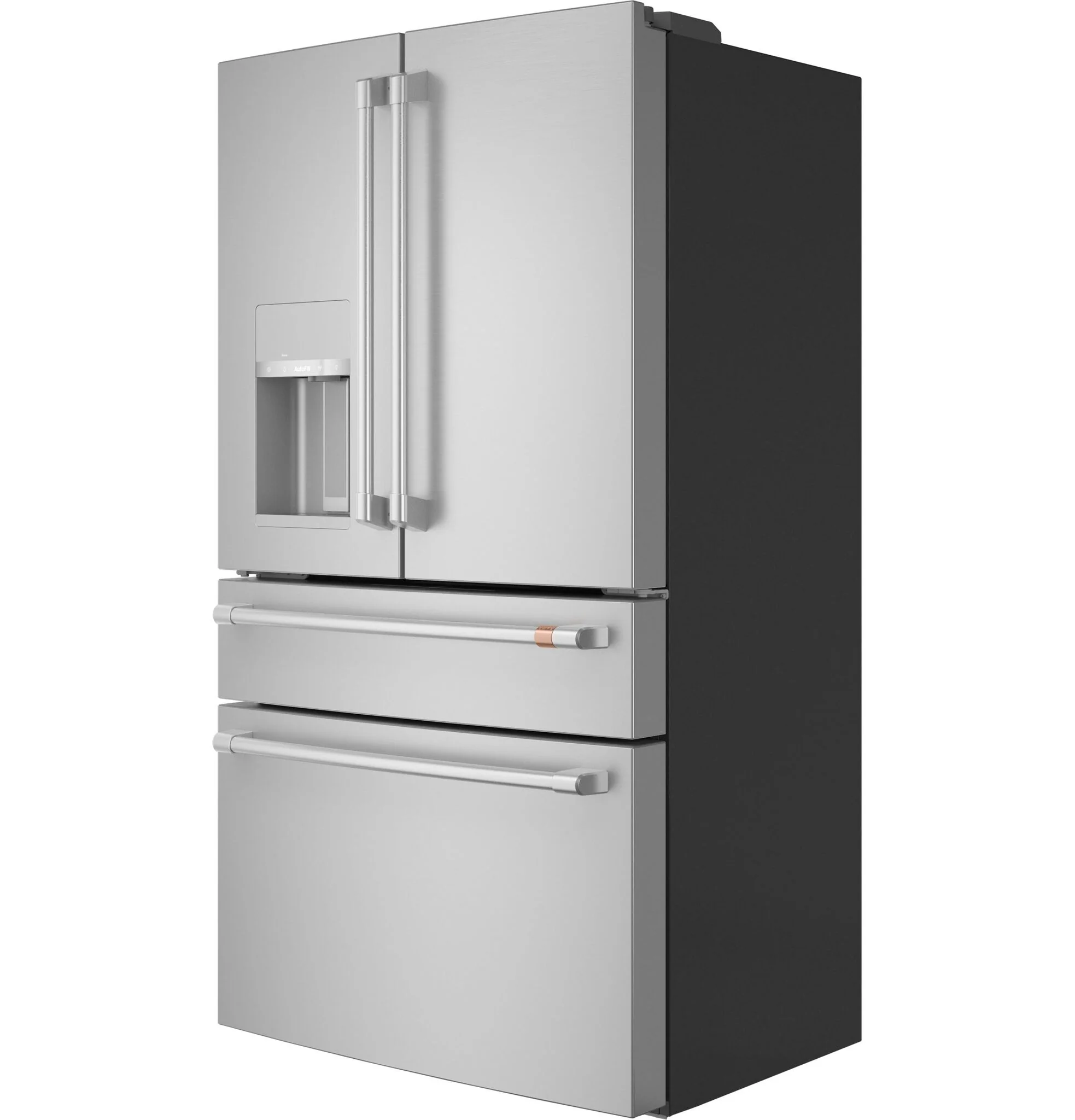 Café 35.75" 22.3 Cu. Ft. Stainless Steel Smart Counter-Depth 4-Door French Door Refrigerator - CXE22DP2PS1 - Image 4
