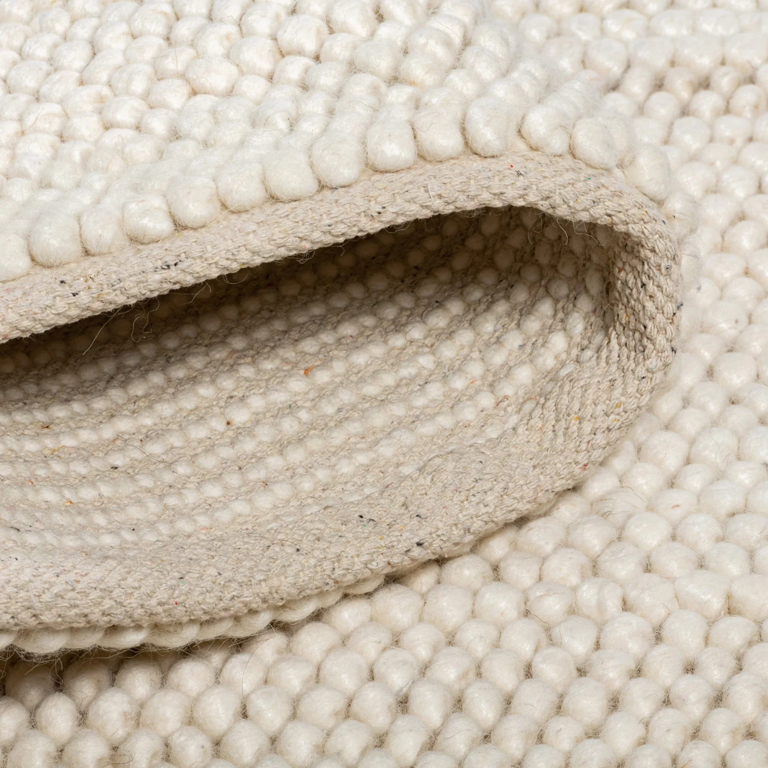 Calabria Pebbles Rug - 5' x 8' - Almond Cream - Image 4