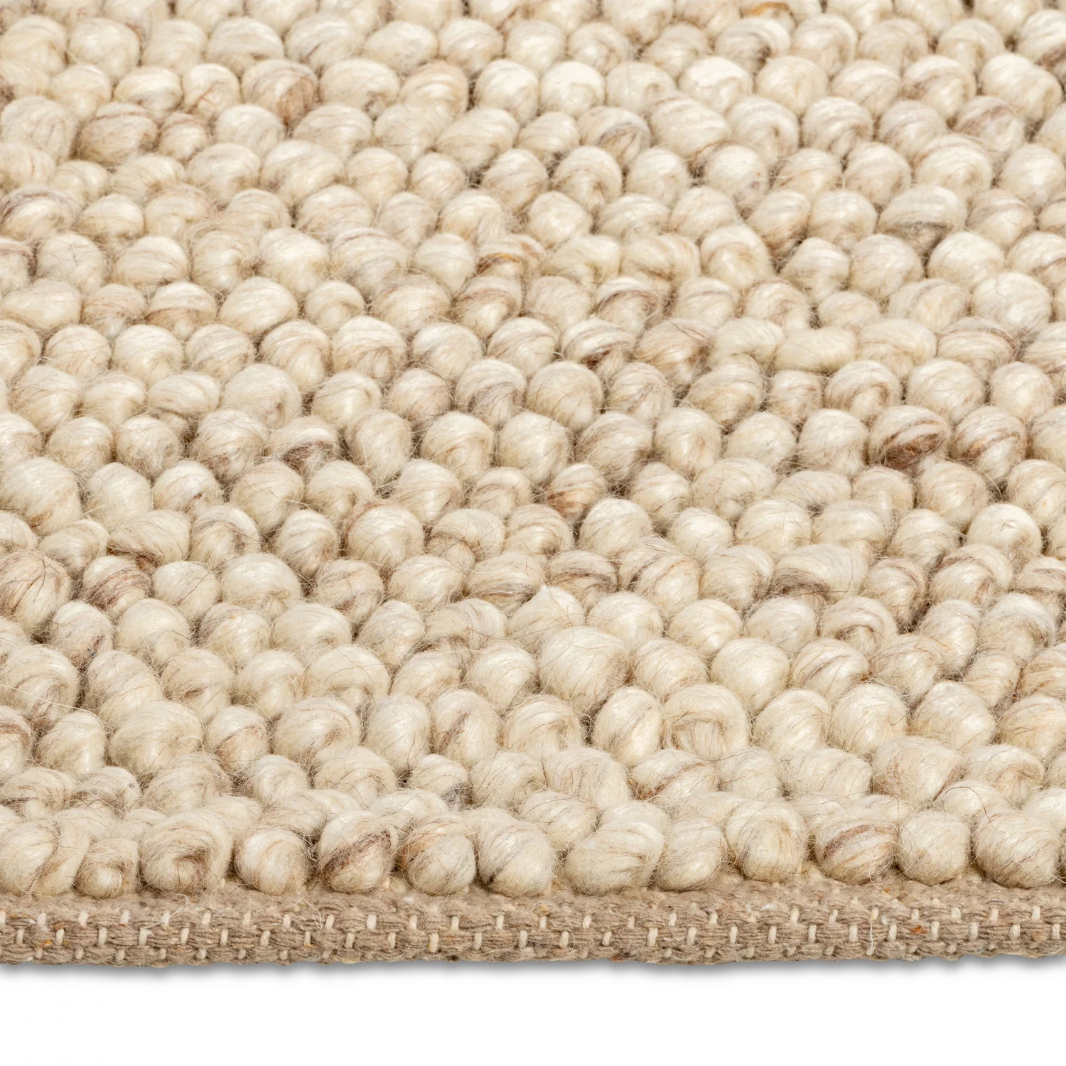 Calabria Pebbles Rug - 5' x 8' - Beige/Brown - Image 2