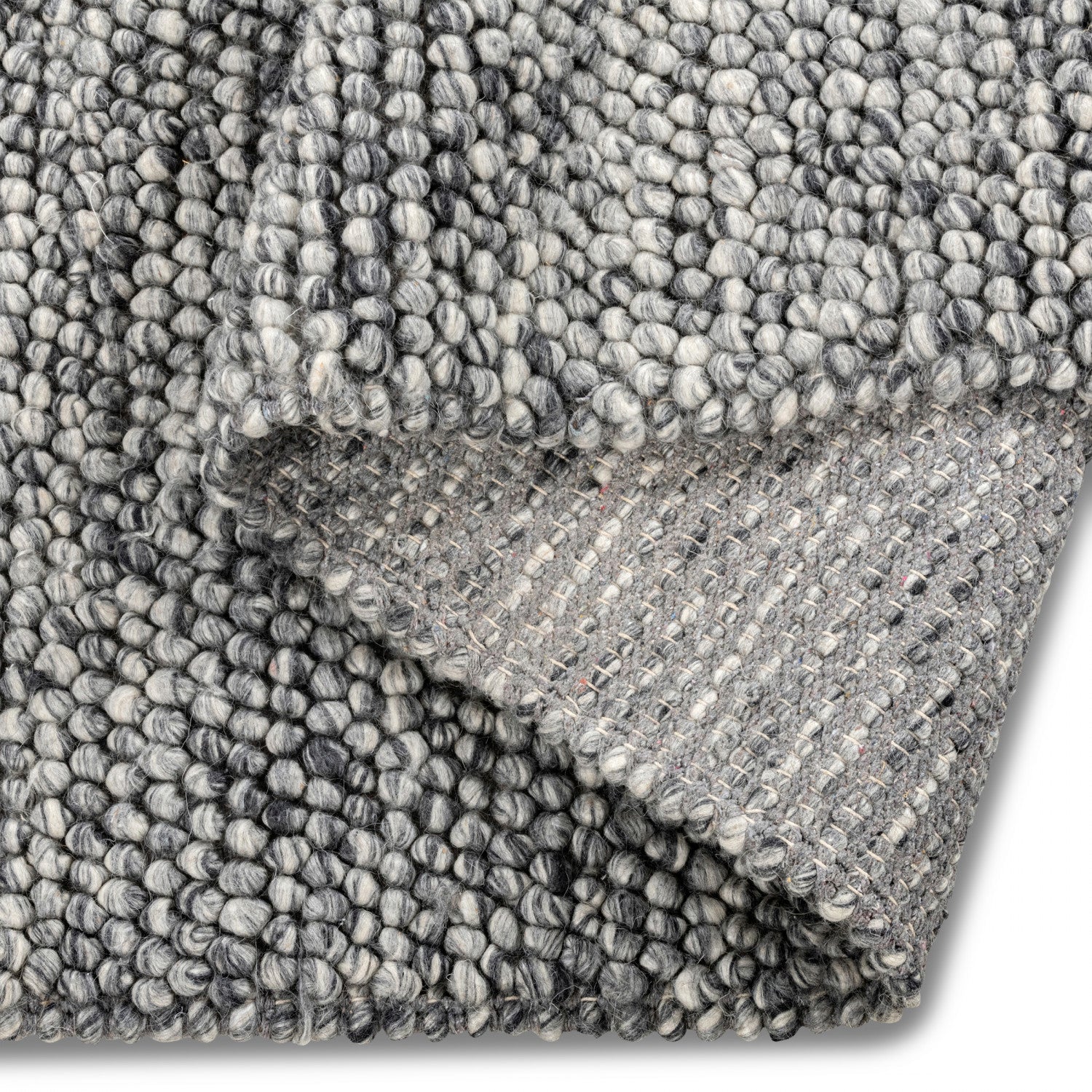 Calabria Pebbles Rug - 8' x 10' - Grey/Charcoal - Image 2