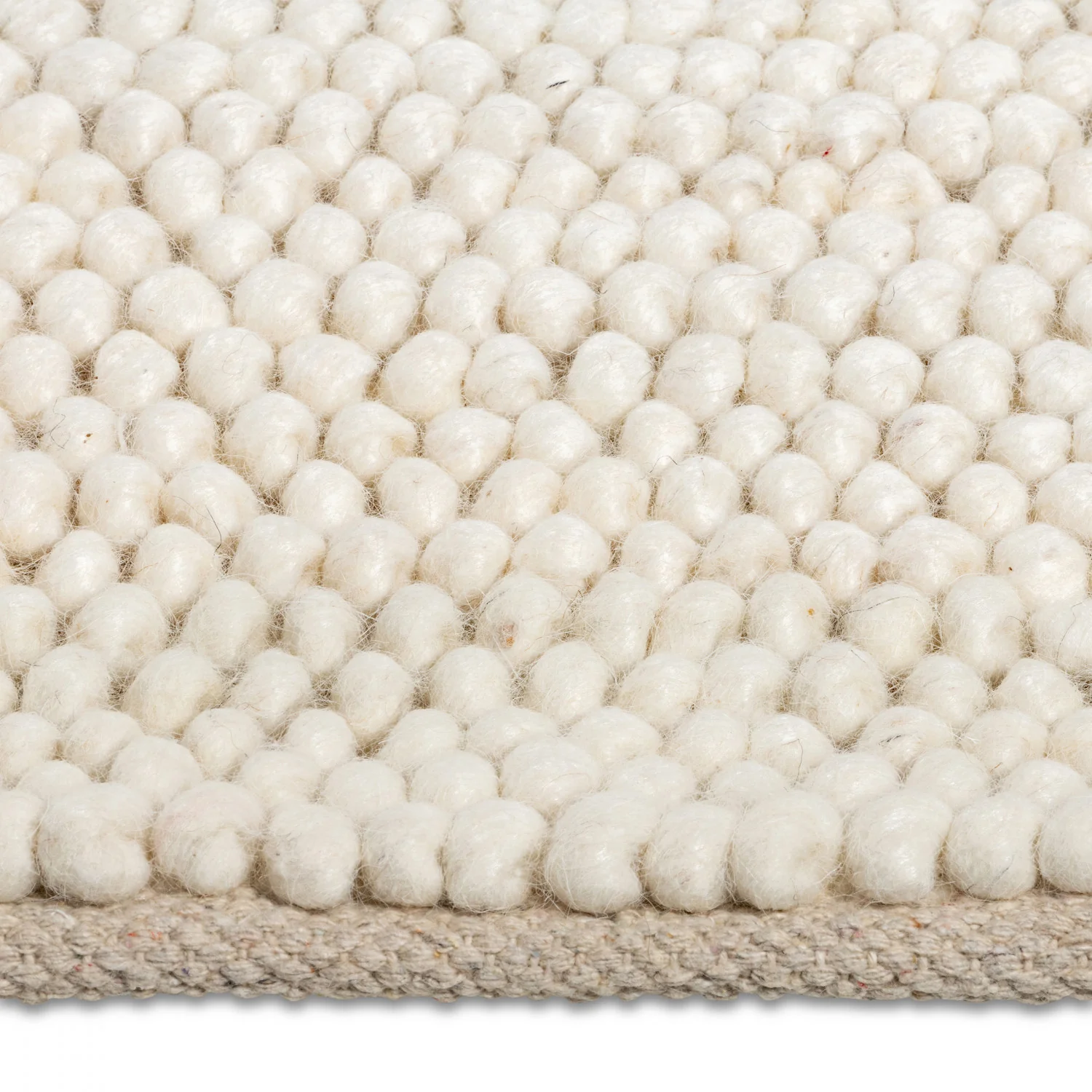 Calabria Pebbles Rug - 9' x 12' - Almond Cream - Image 2