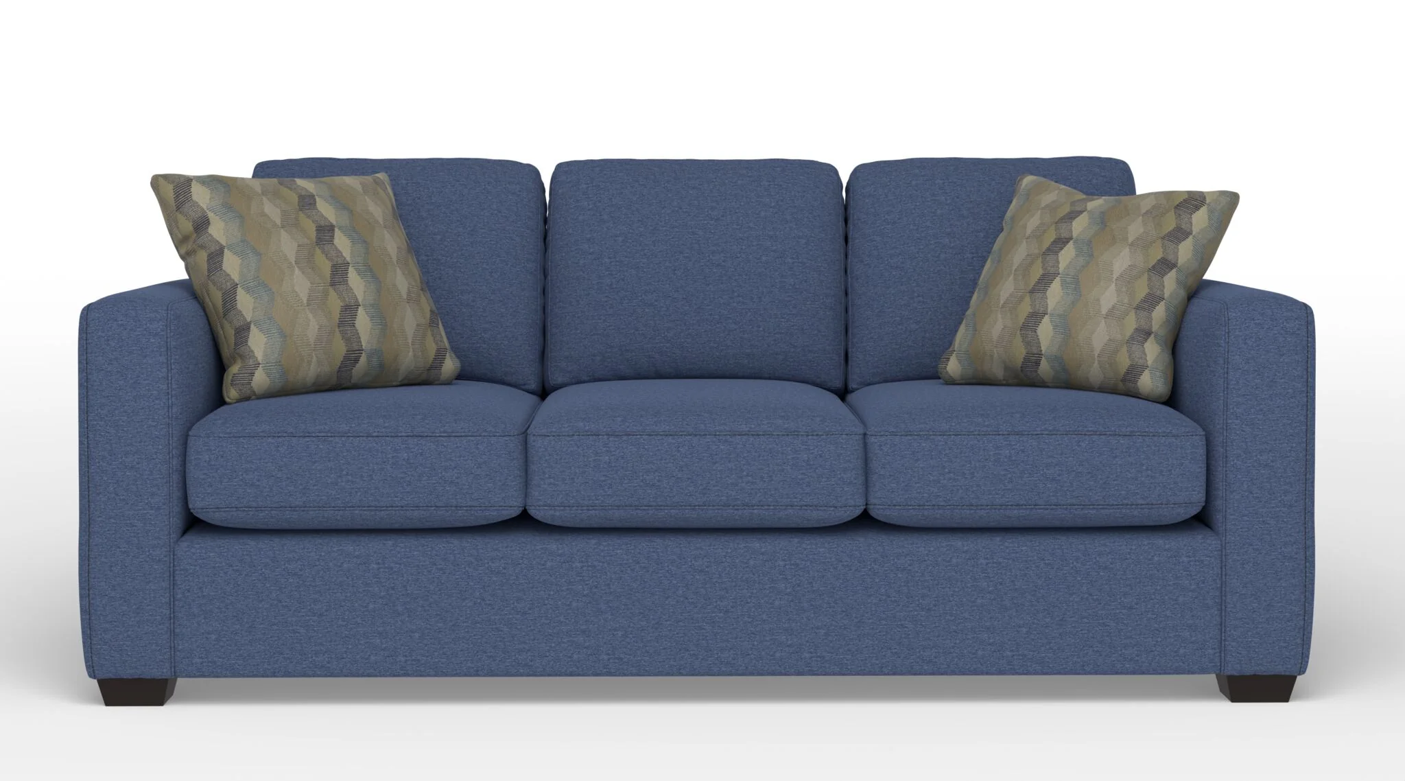 Caleb Queen Sofa Bed with Innerspring Mattress - Cabana Blue - Image 2