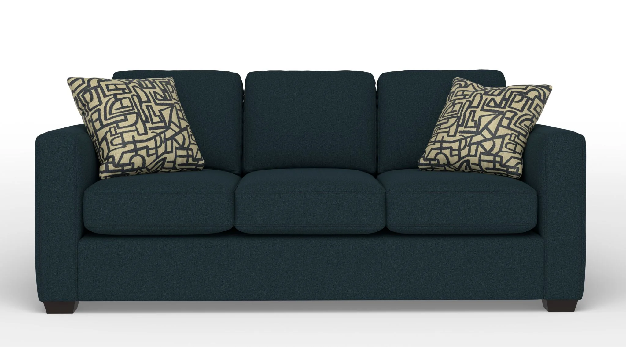 Caleb Queen Sofa Bed with Innerspring Mattress - Dexter Dark Blue - Image 2