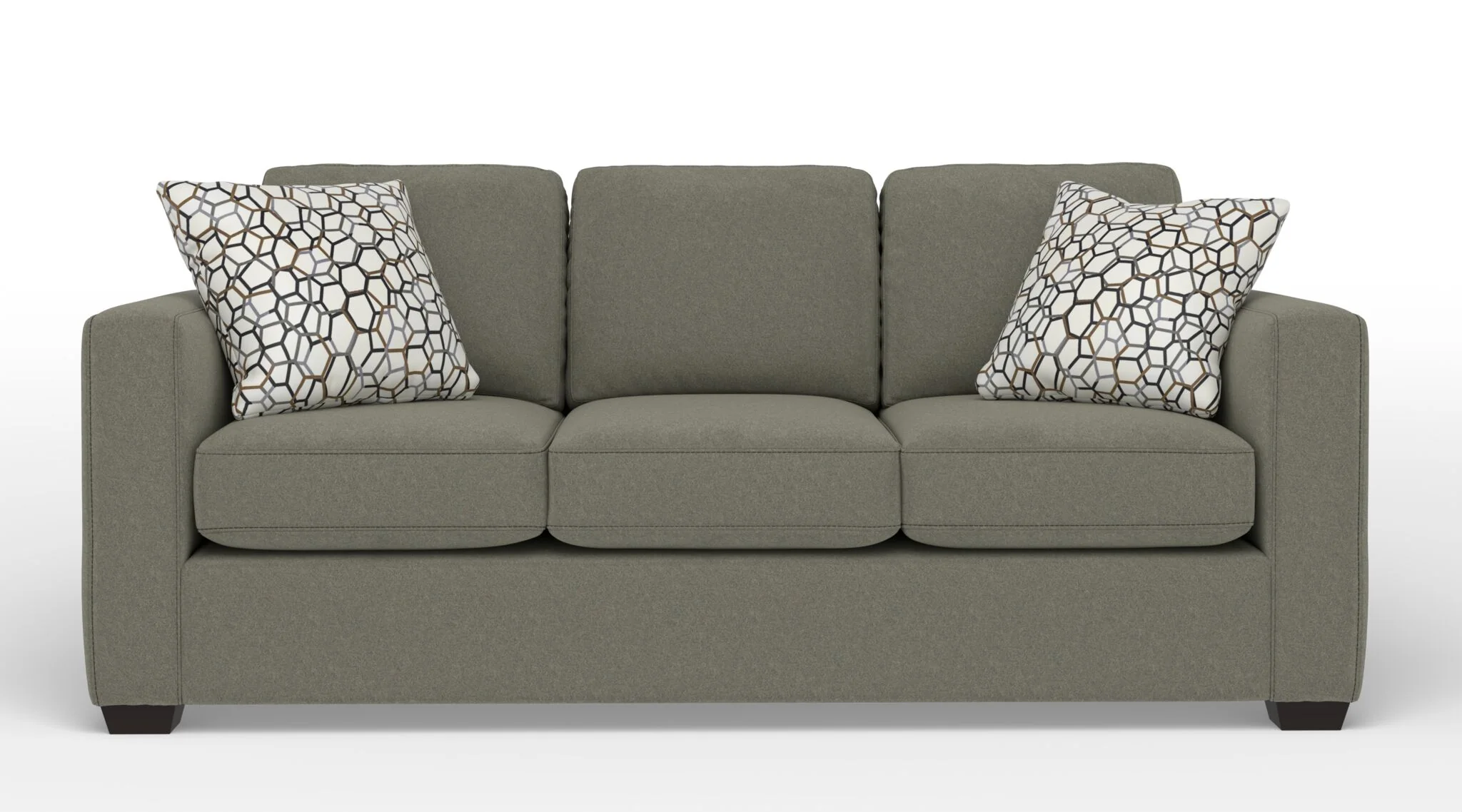 Caleb Queen Sofa Bed with Innerspring Mattress - Flax Brown - Image 2