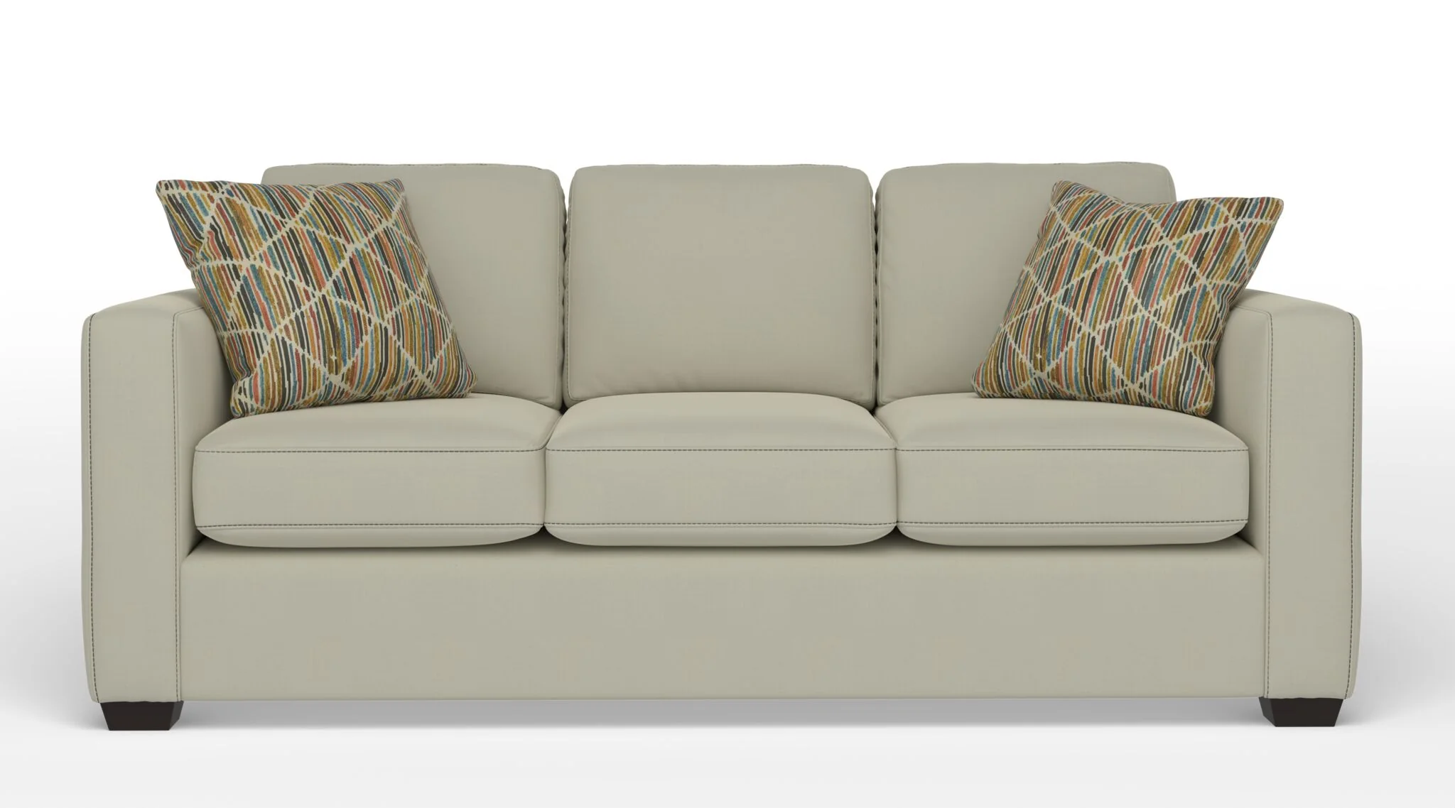 Caleb Queen Sofa Bed with Innerspring Mattress - Lido Ivory - Image 2