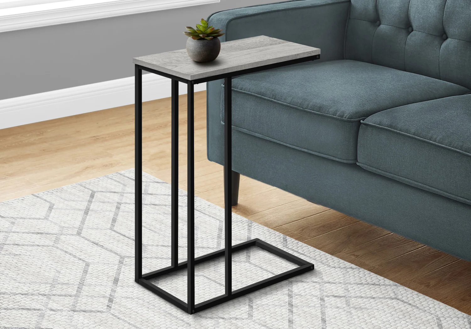 Calix Side Table - Grey - Image 2